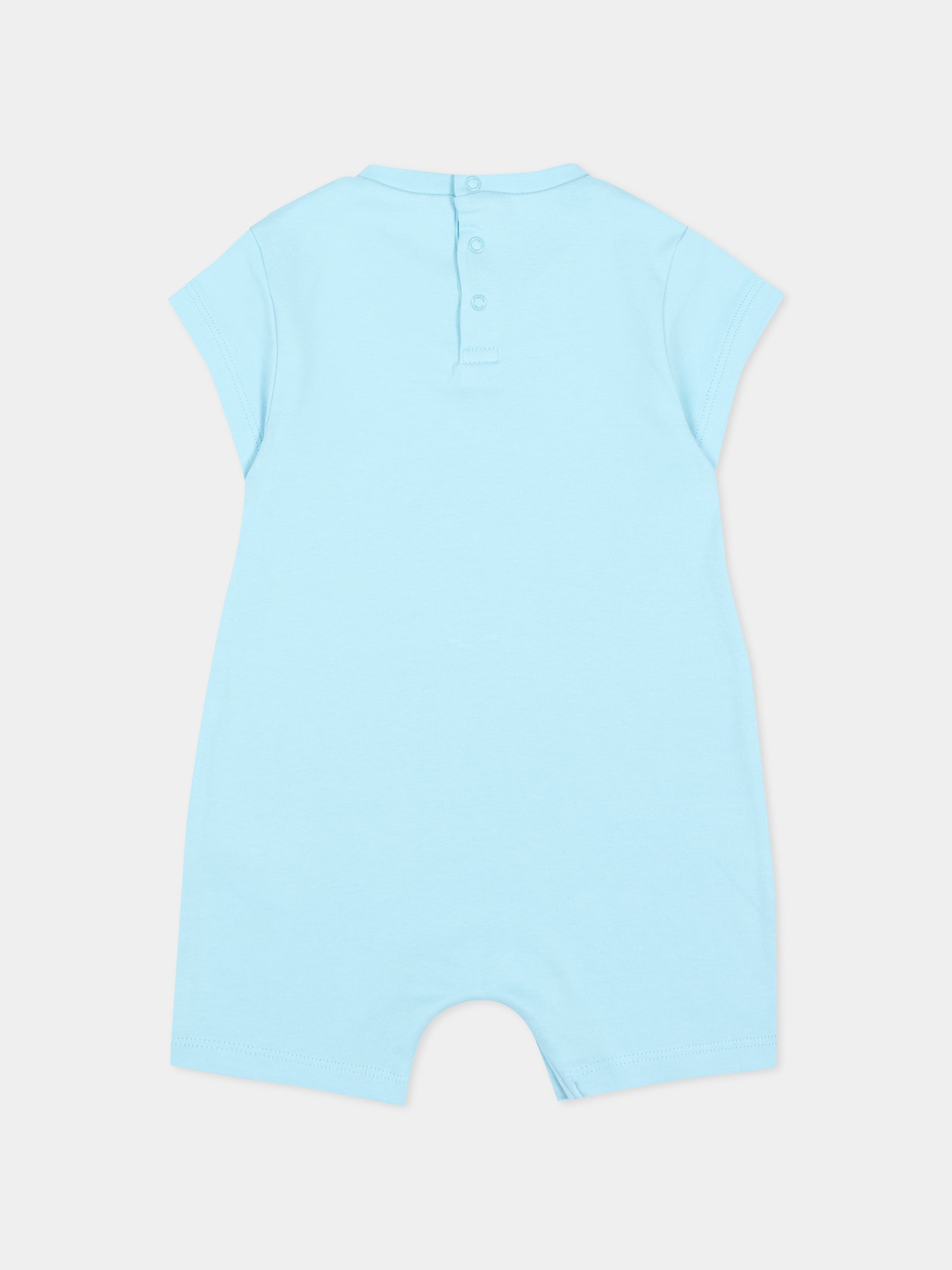 Pagliaccetto celeste per neonato con stampa,Marc Jacobs,W60807 77B