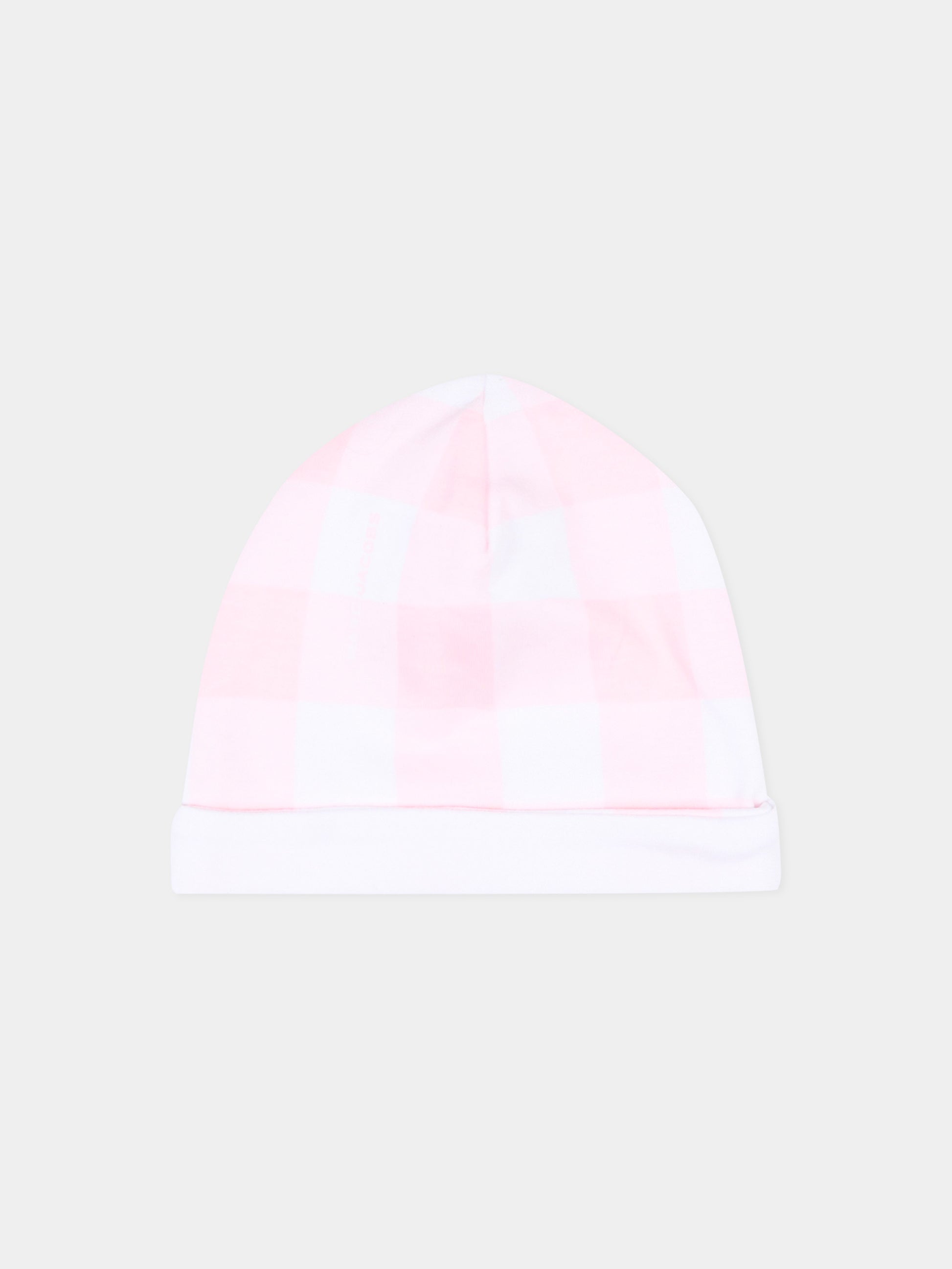 Set tutina rosa vichy per neonata,Marc Jacobs,W60814 475