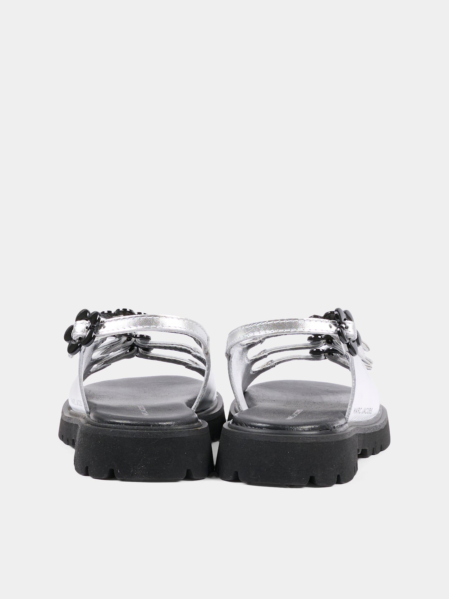Sandali argento per bambina con margherita,Marc Jacobs,W60822 016