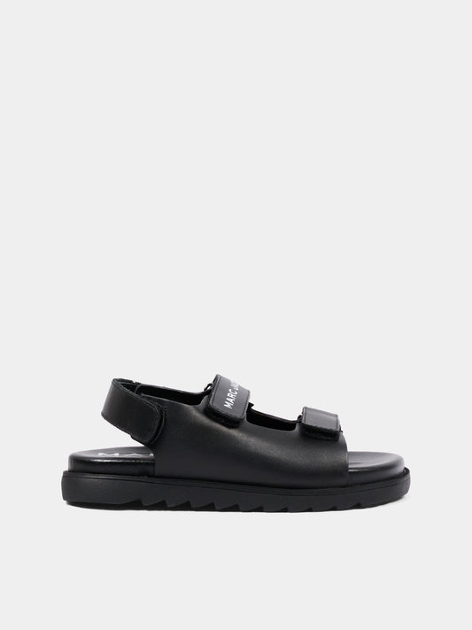 Sandali neri per bambino con logo,Marc Jacobs,W60826 09B