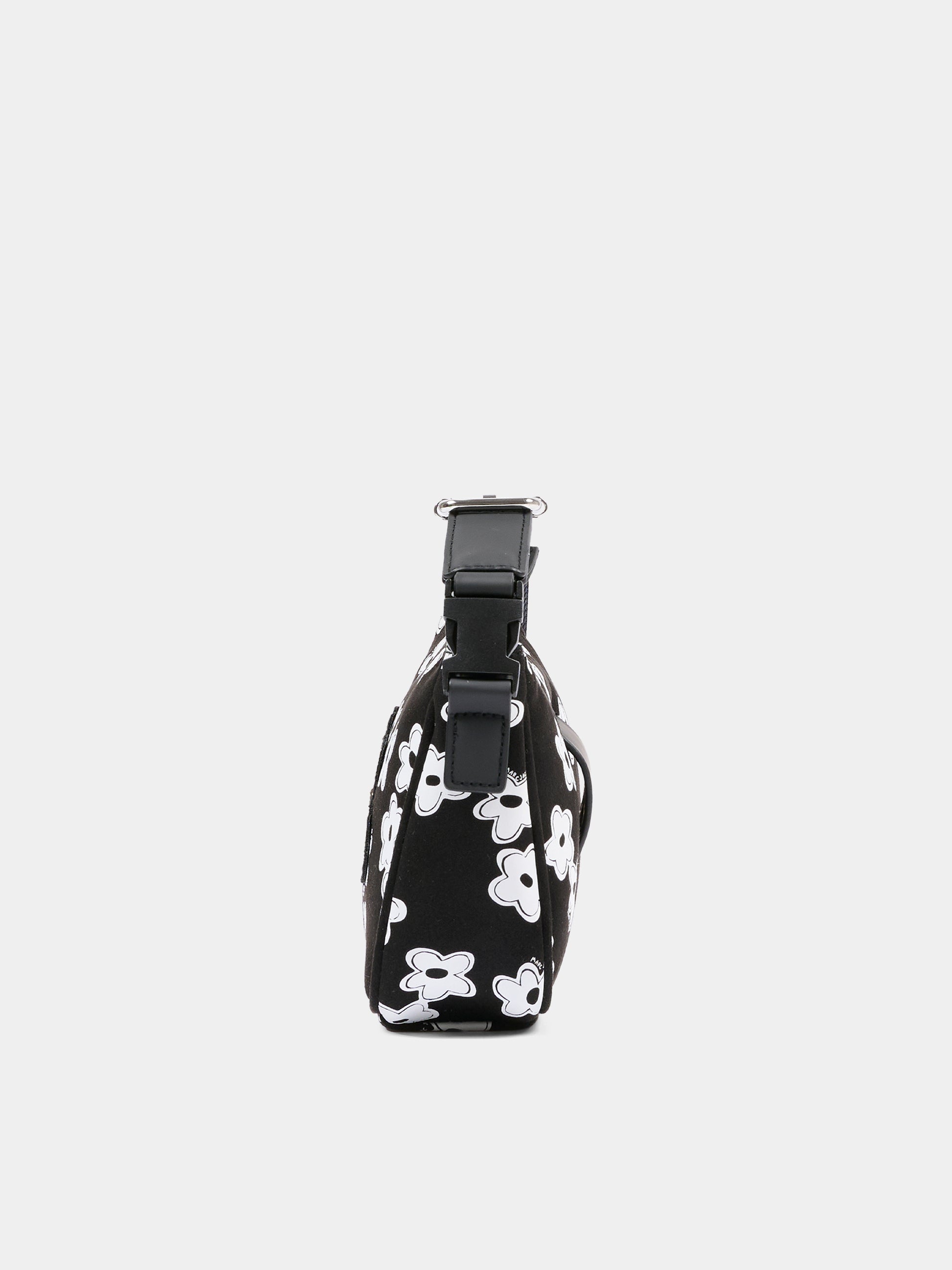 Borsa nera per bambina con margherite,Marc Jacobs,W60835 09B