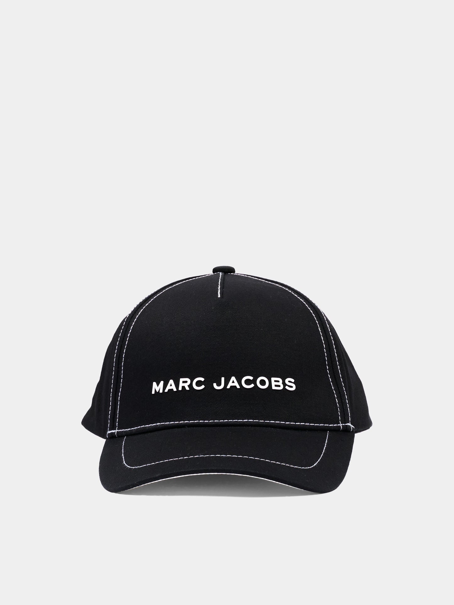 Cappello con visiera nero per bambini con logo,Marc Jacobs,W60844 09B