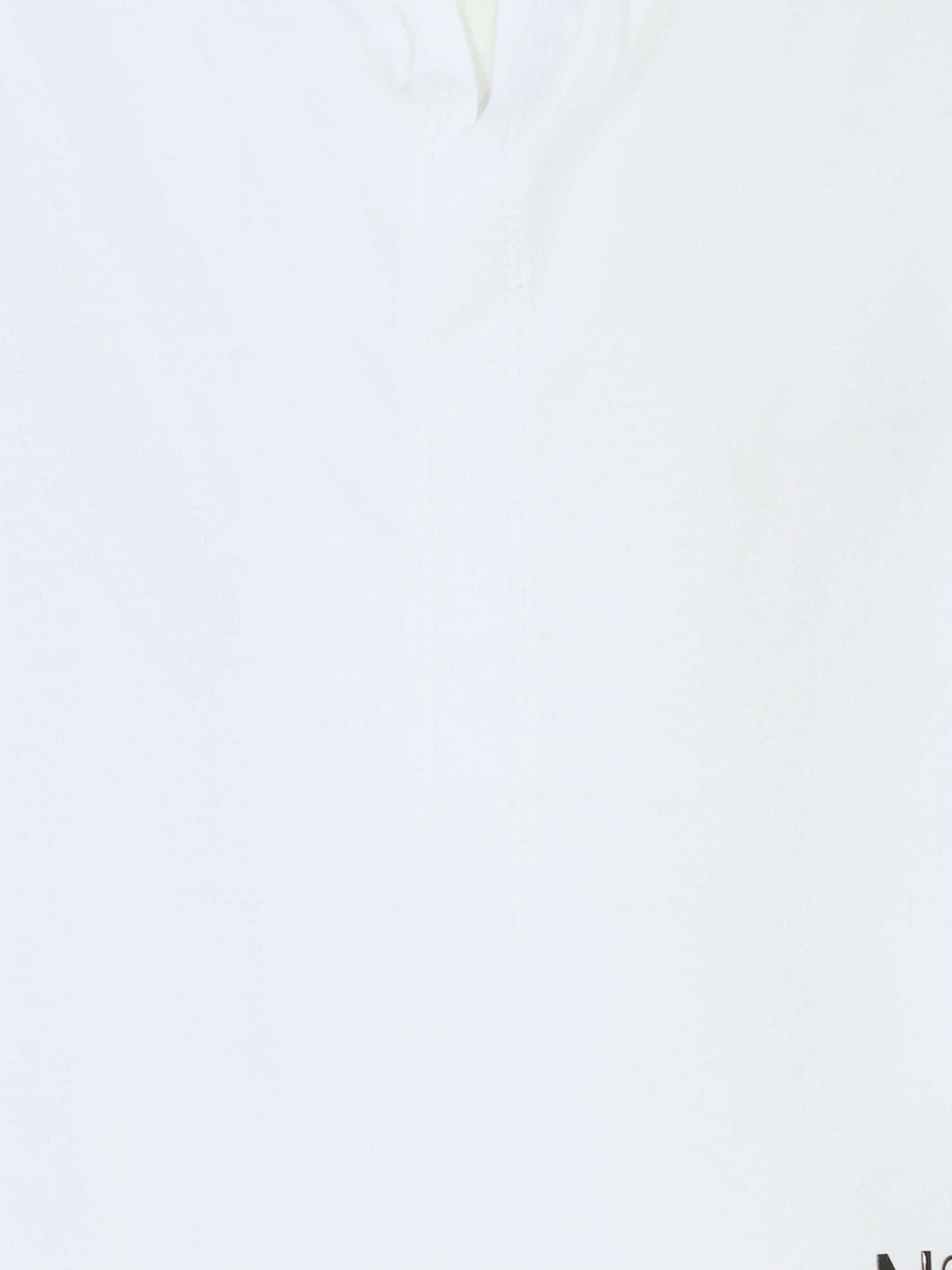 T-shirt bianca per bambina con logo,N°21 Kids,N2102E N0153 0N100