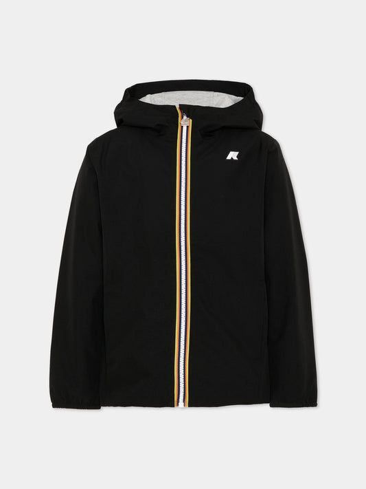 Giacche a vento nero per bambina,K-way,K2148PW USY