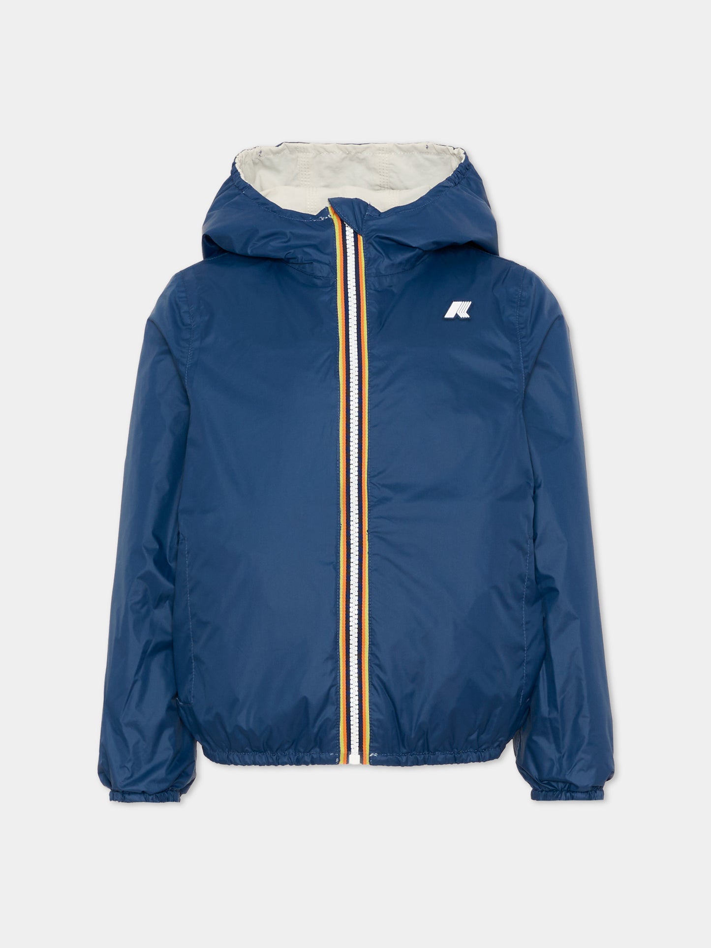 Giacca a vento beige P. Jake Cotton Double per bambini,K-way,K2145HW C71