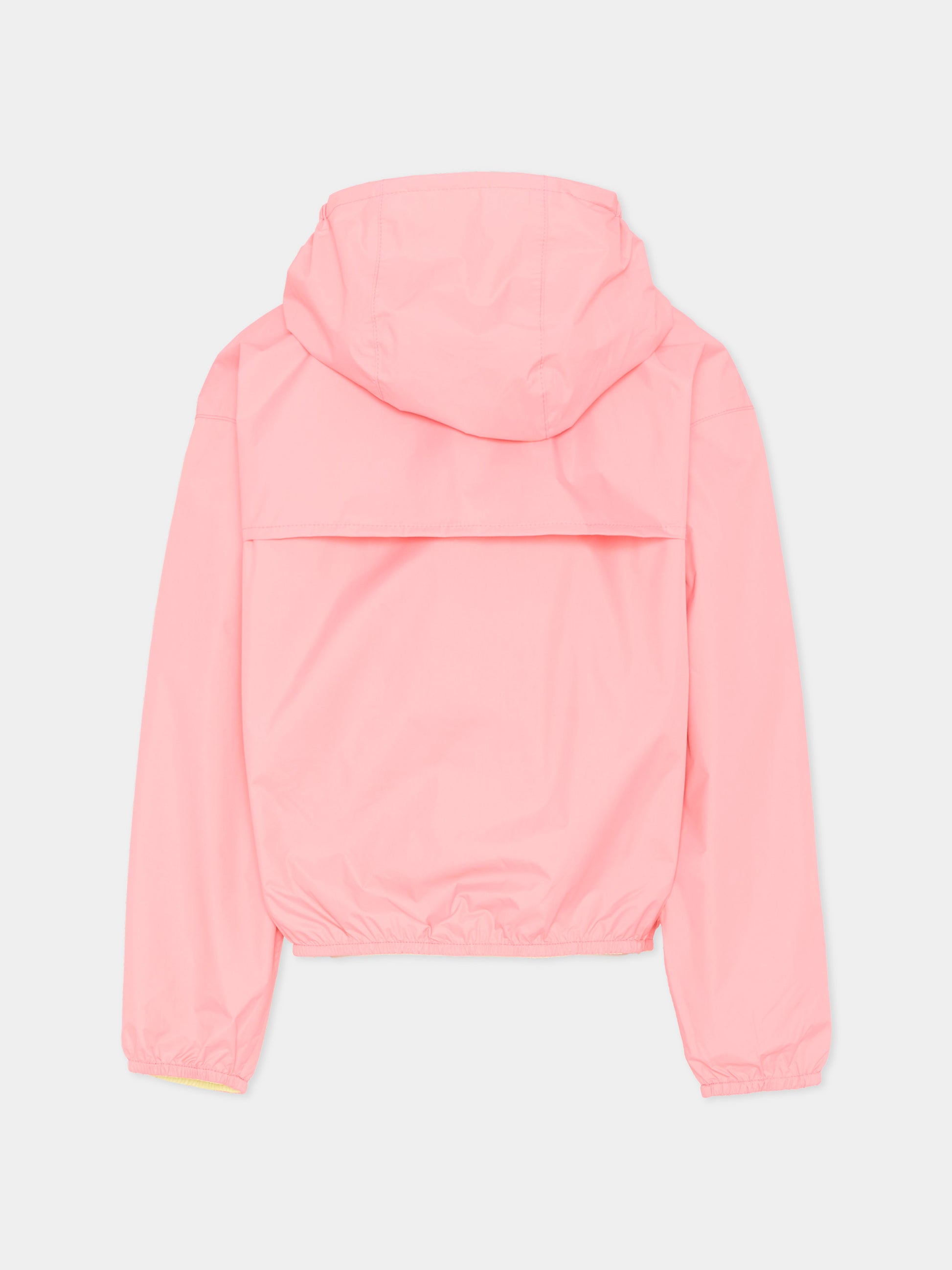 Giacca a vento rosa Laurette Plus. 2 Reversible per bambina con logo,K-way,K41337W C0W