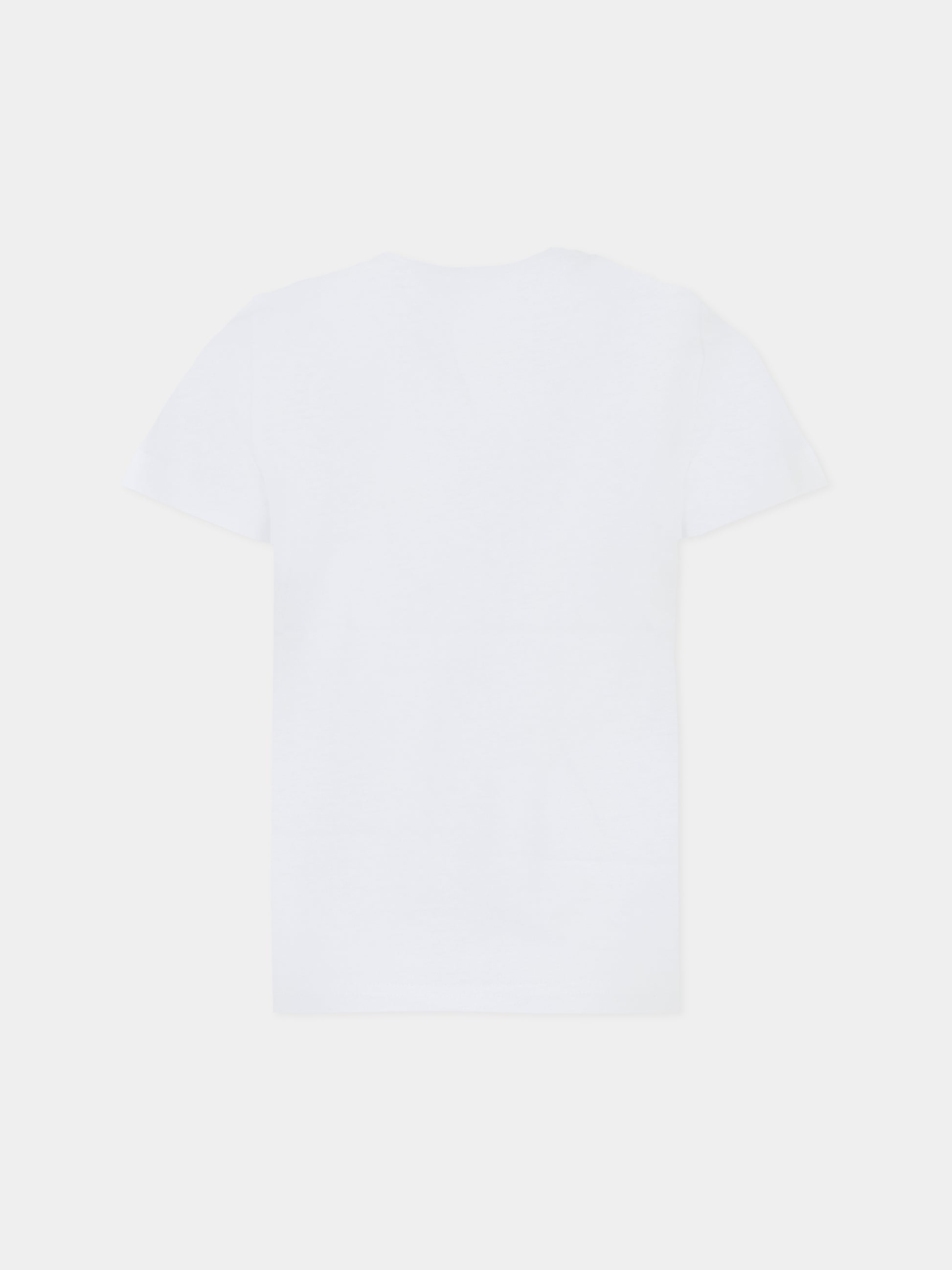 T-shirt bianca per bambino con palma,N°21 Kids,N2104G N0080 0N100