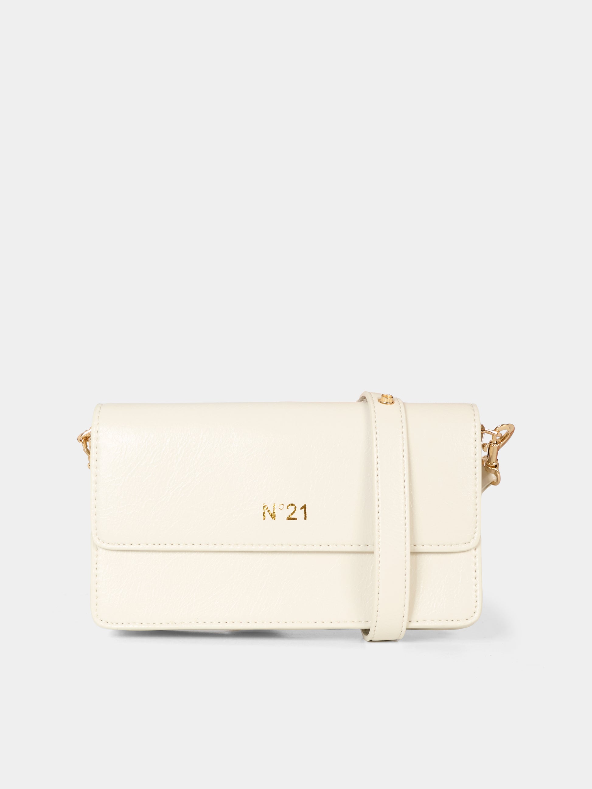 Pochette beige per bambina con logo,N°21 Kids,N2104R N0246 0N718