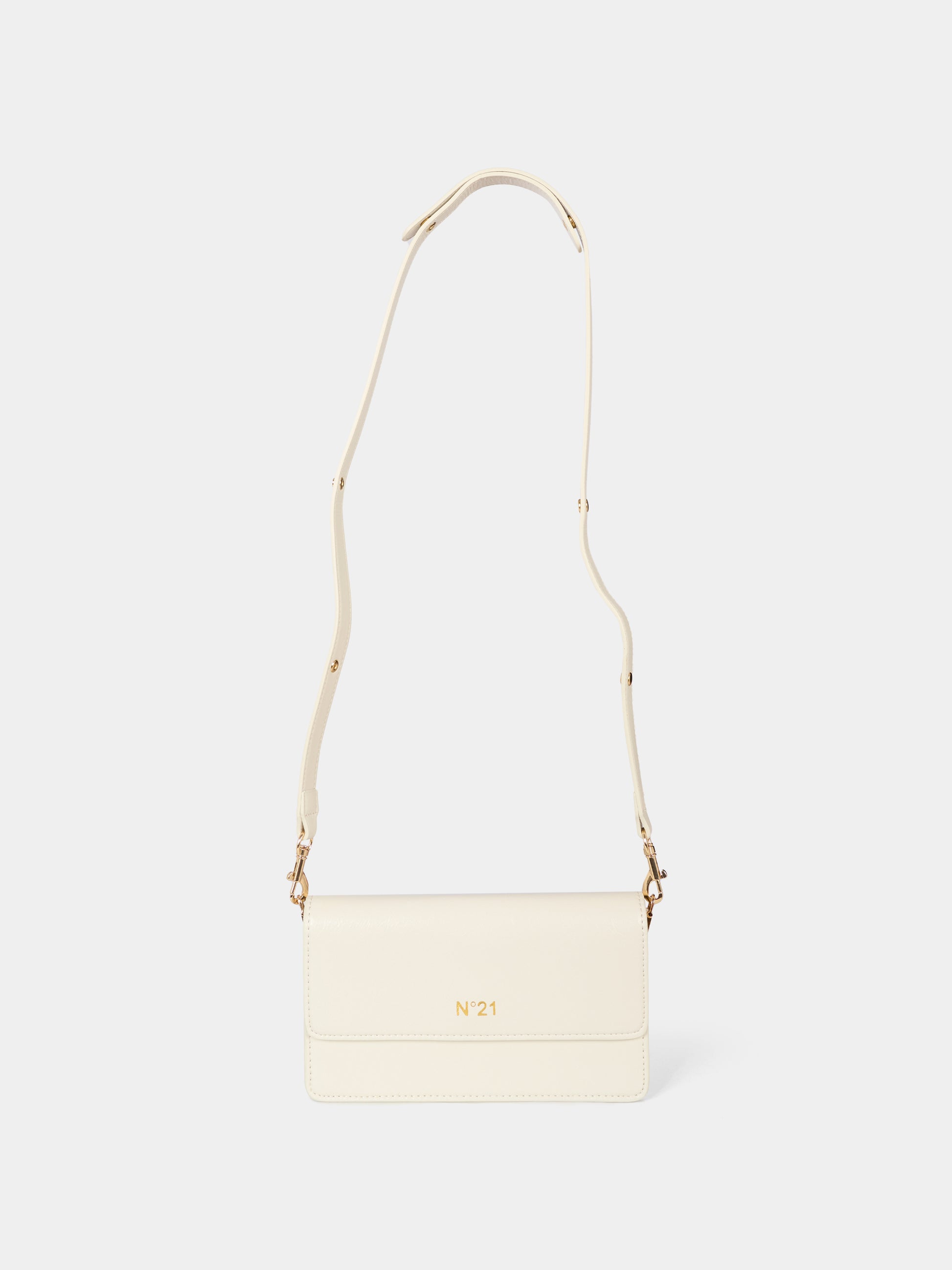 Pochette beige per bambina con logo,N°21 Kids,N2104R N0246 0N718