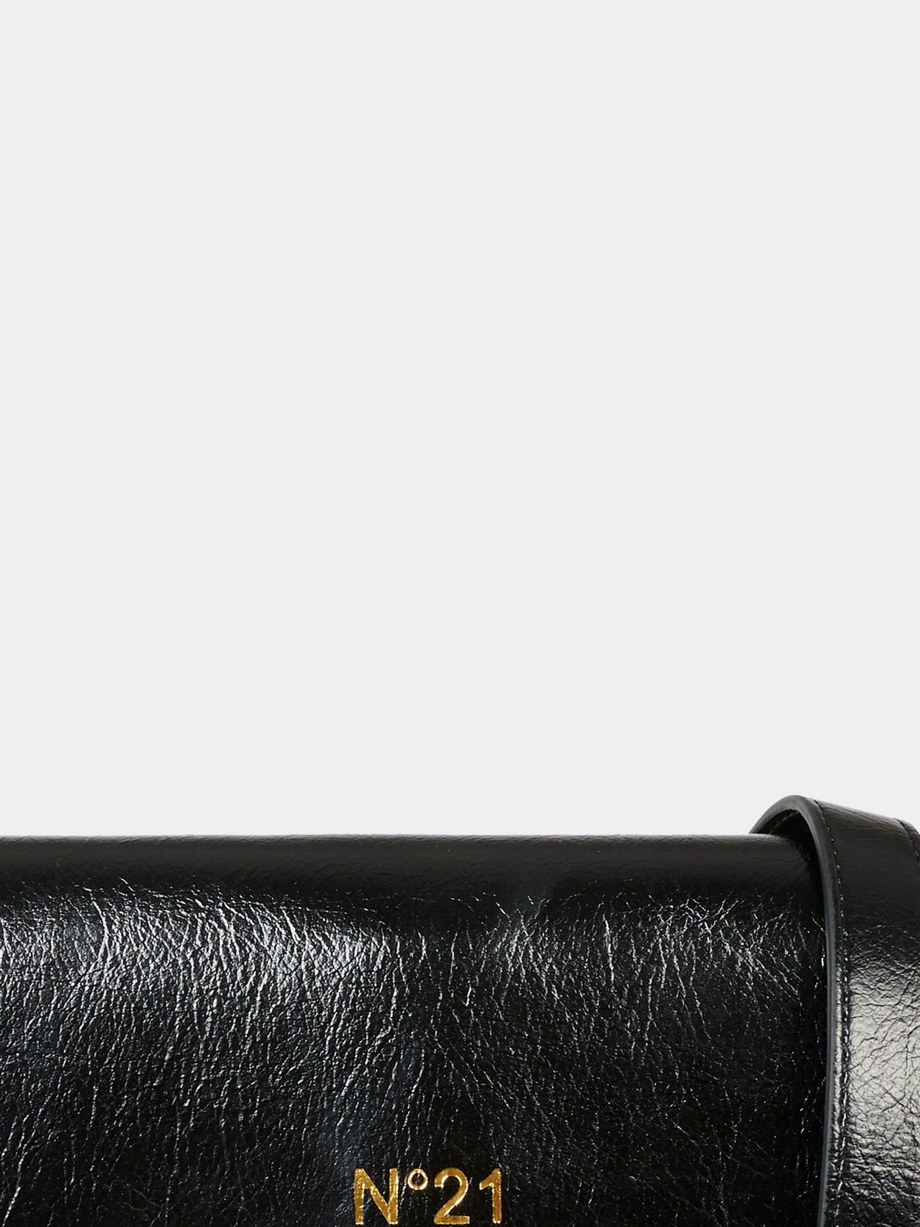 Pochette nera per bambina con logo,N°21 Kids,N2104R N0246 0N900