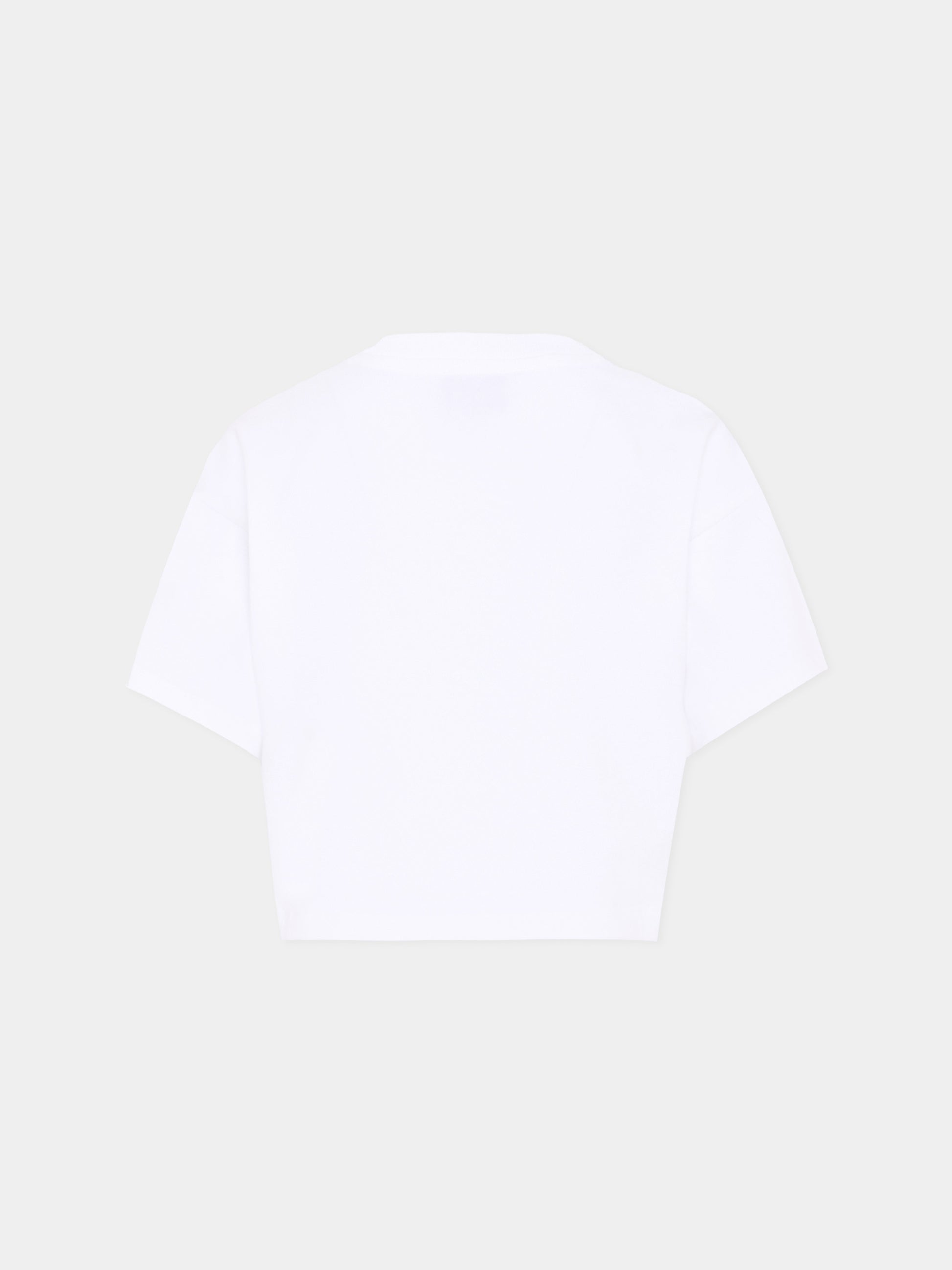 T-Shirt bianca per bambina con Teddy Bear,Moschino Kids,HDM072 LBA00 10101