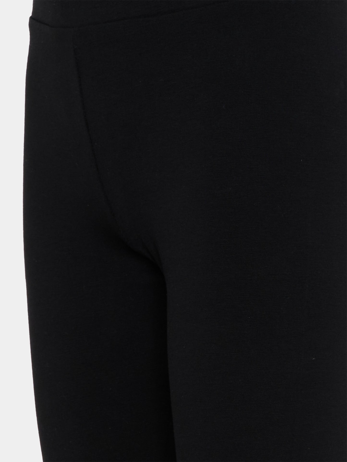 Leggings neri per bambina con logo,Moschino Kids,HDP075 LBA00 60100