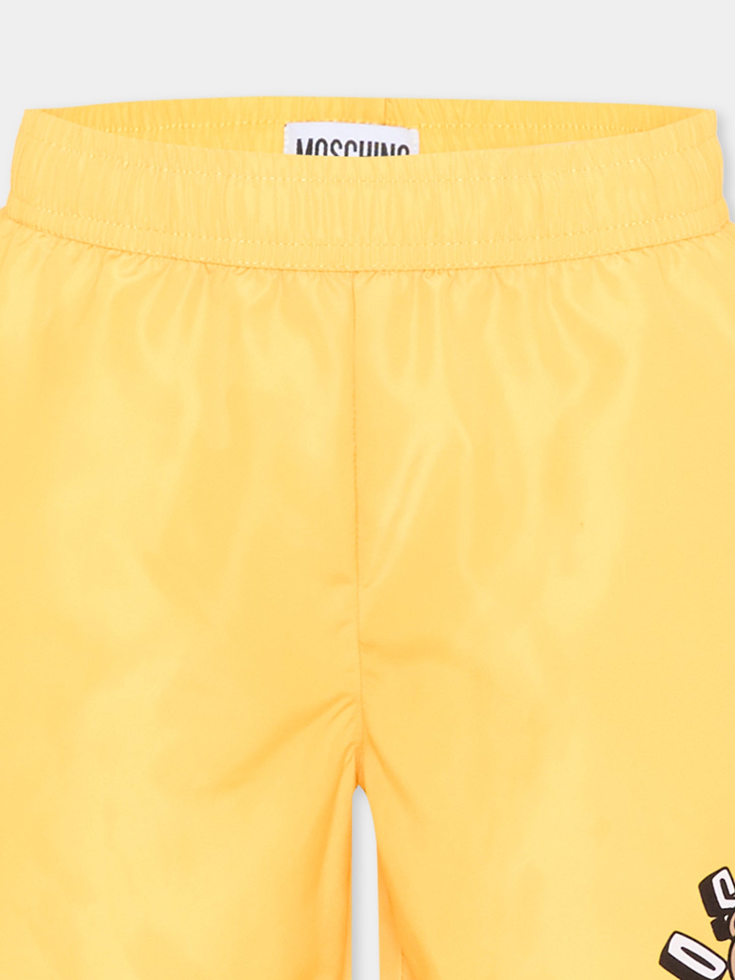 Boxer mare giallo per bambino con Teddy Bear,Moschino Kids,HUL01L LKA02 50577