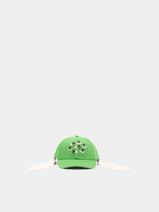 Cappello verde per bambini con orecchie,Mini Rodini,2626510575