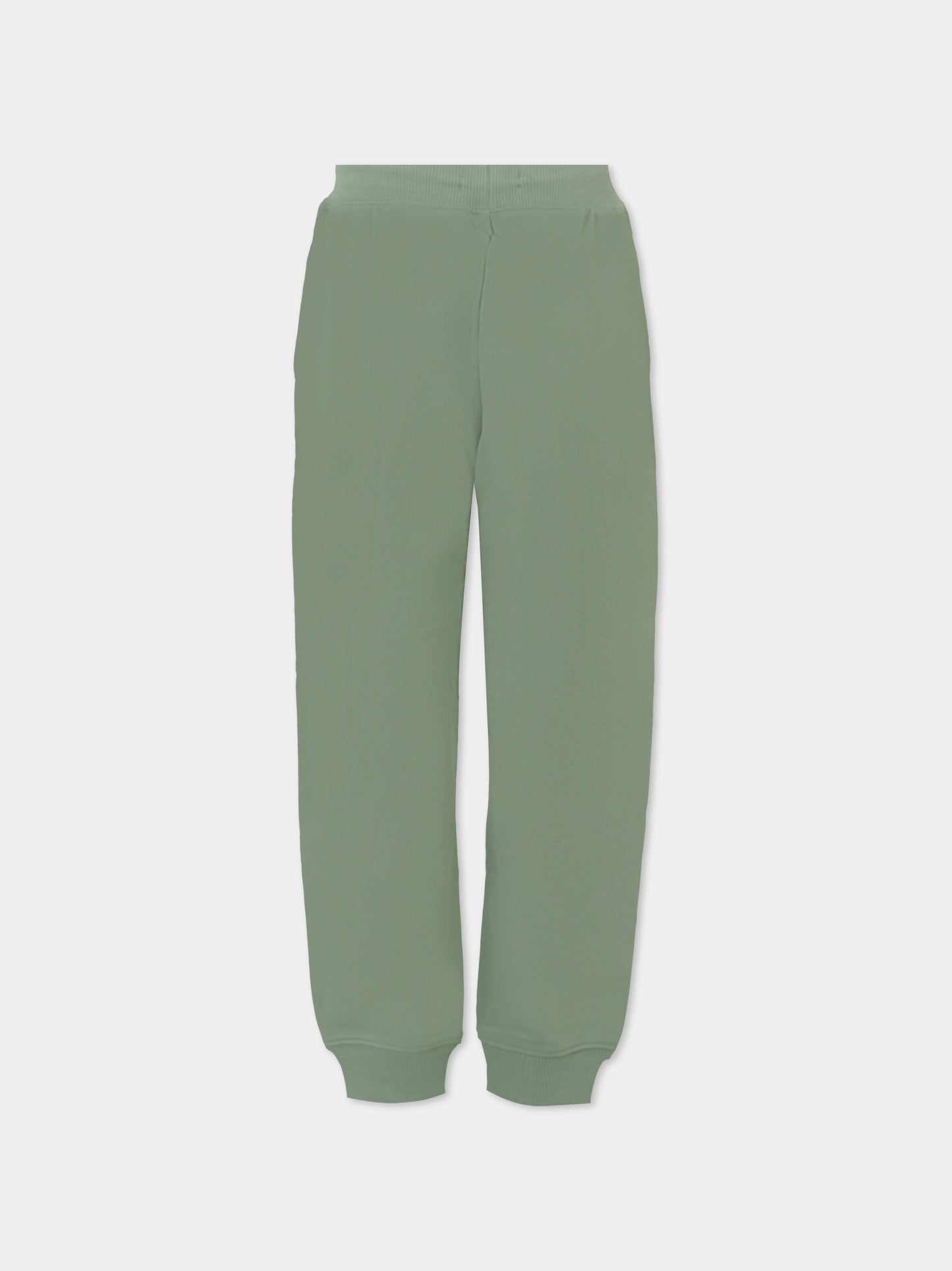 Pantaloni verdi per bambini con logo,Calvin Klein Kids,IU0IU00285 MSW