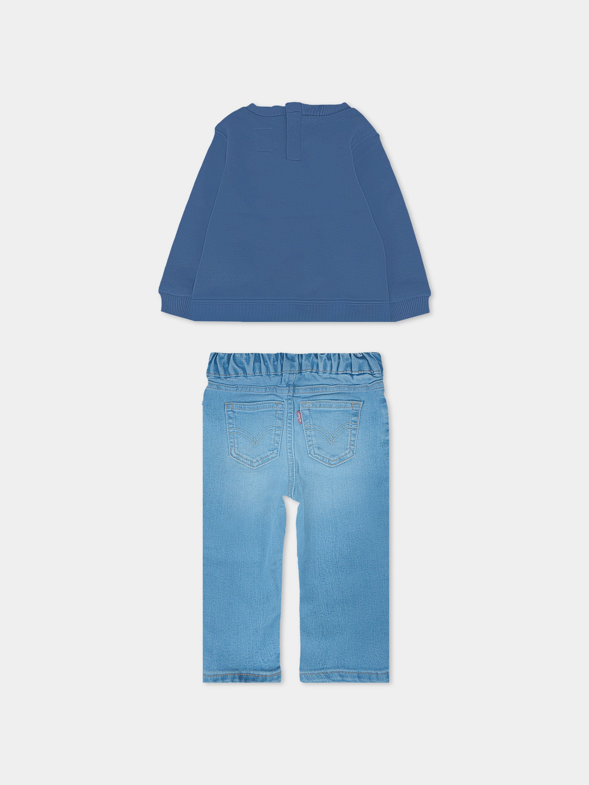 Completo multicolor per neonato con paesaggio,Levi's Kids,6EL312 C1E