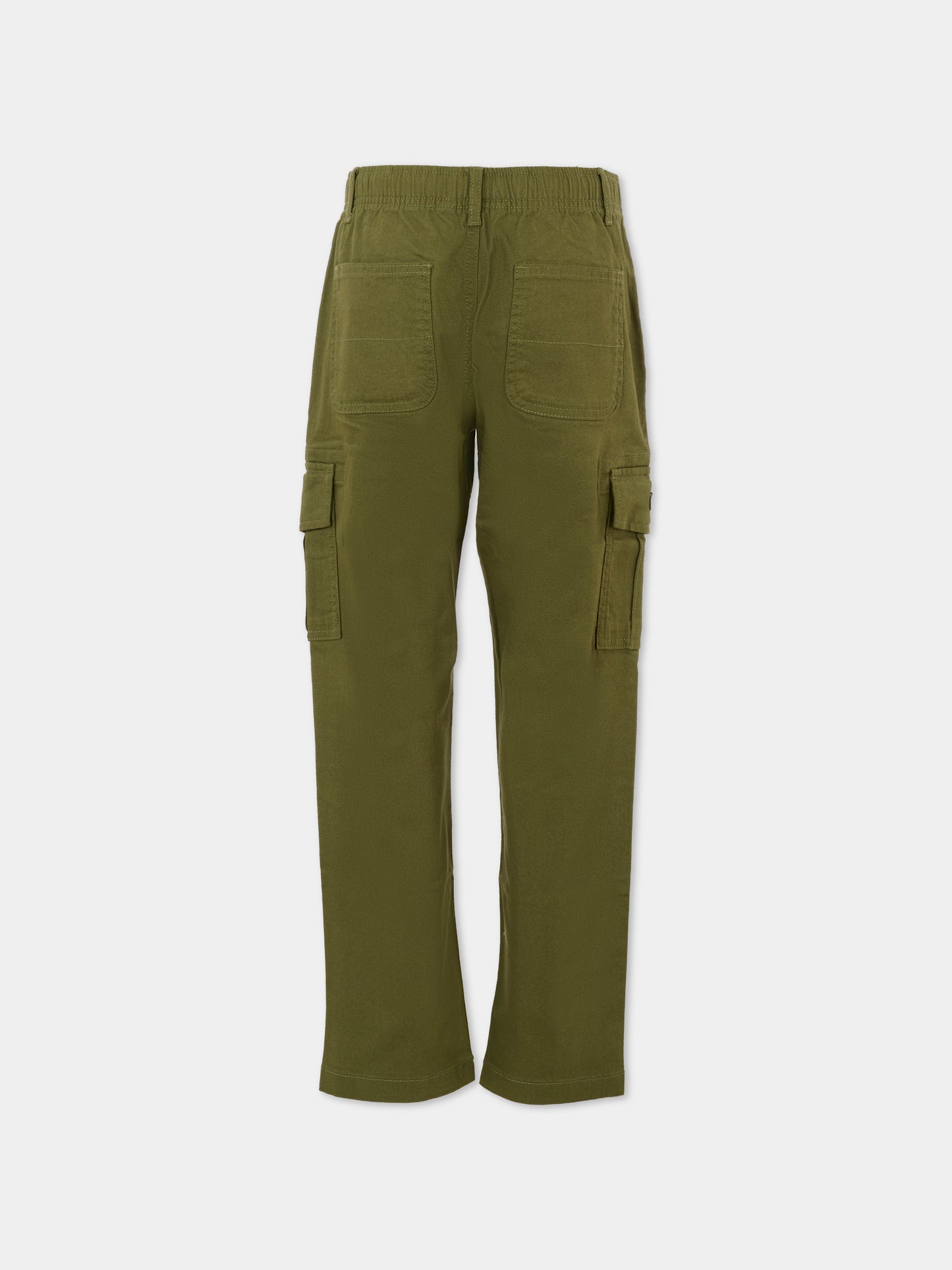 Pantaloni verdi per bambino con bandierina,Tommy Hilfiger Junior,KB0KB09063 MSH