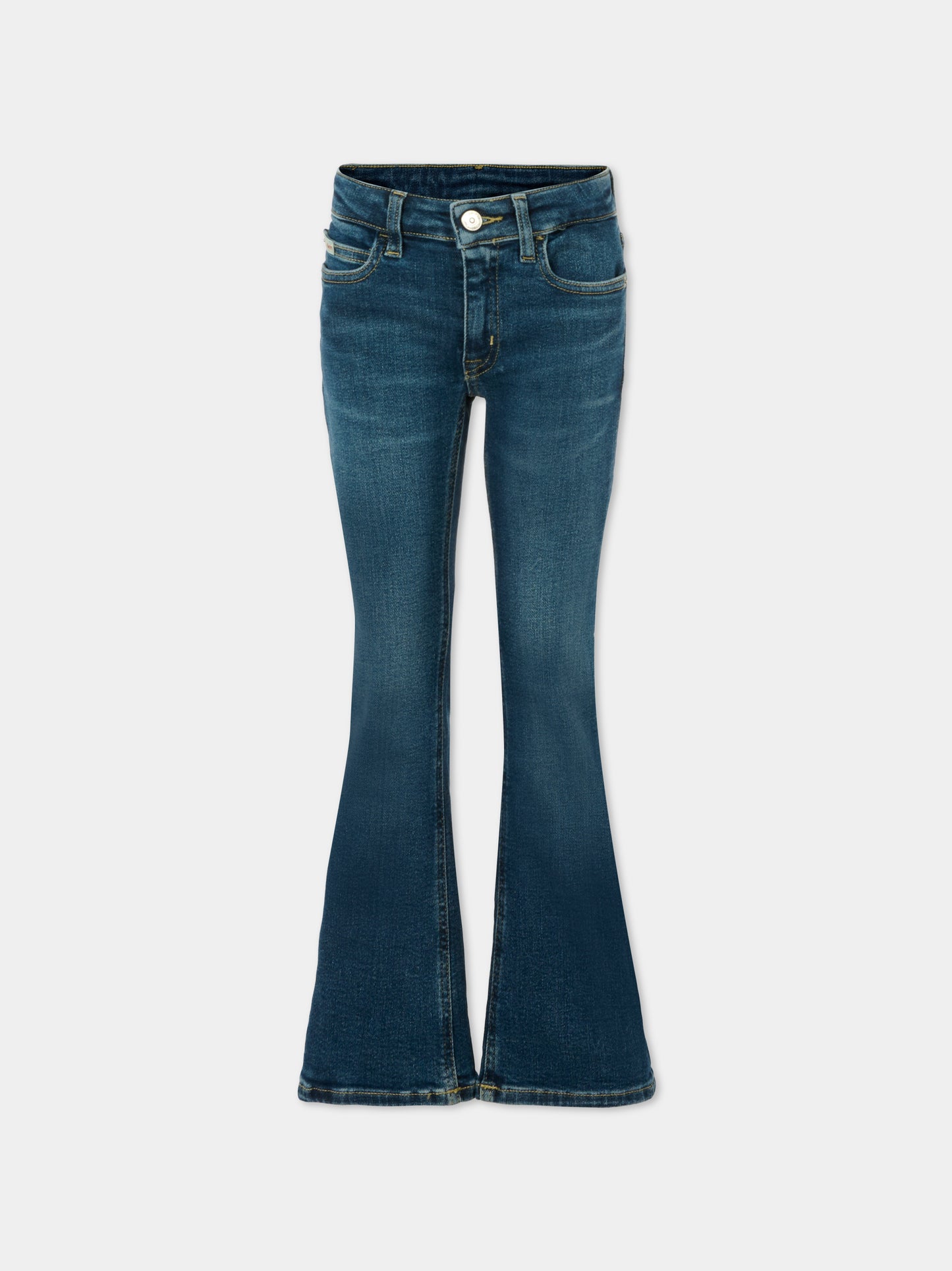 Jeans denim per bambina con logo,Calvin Klein Kids,IG0IG02708 1BJ