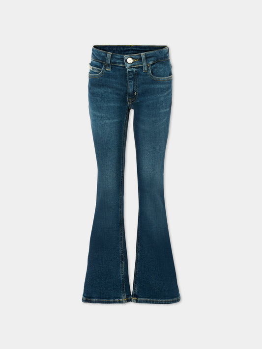 Jeans denim per bambina con logo,Calvin Klein Kids,IG0IG02708 1BJ