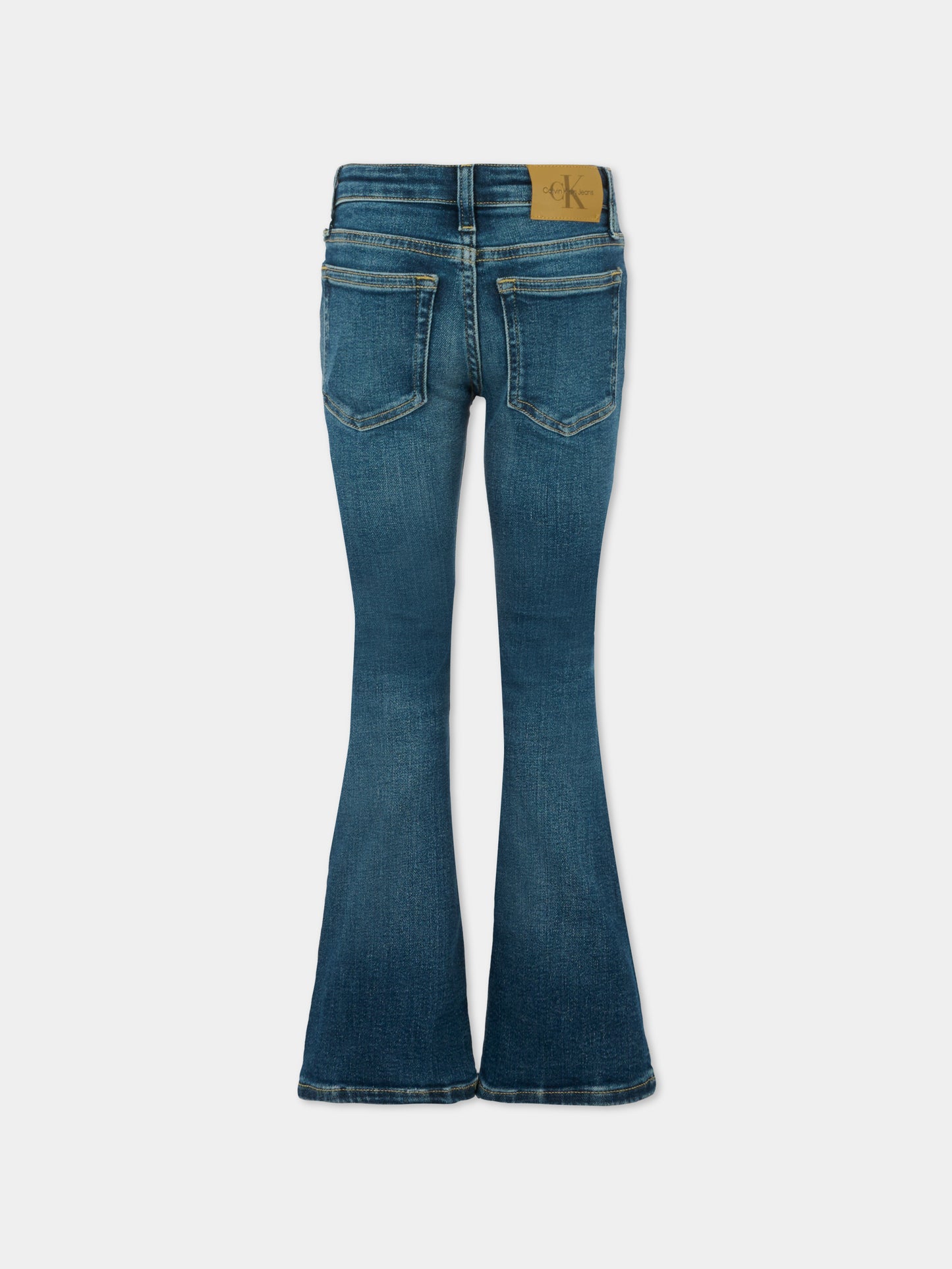 Jeans denim per bambina con logo,Calvin Klein Kids,IG0IG02708 1BJ