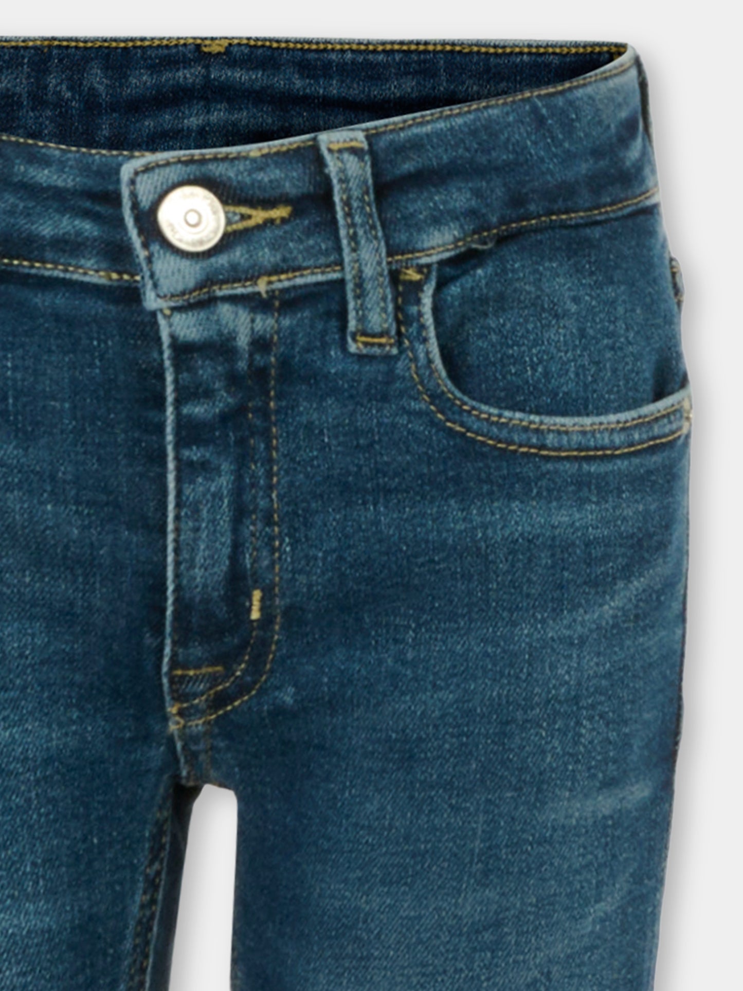 Jeans denim per bambina con logo,Calvin Klein Kids,IG0IG02708 1BJ