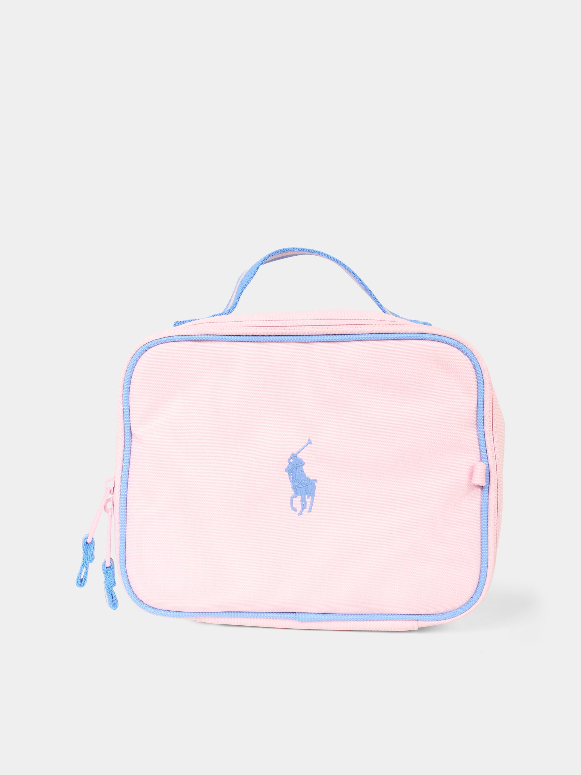 Zaino rosa per bambina con cavallino,Ralph Lauren Kids,9AR077 ADG