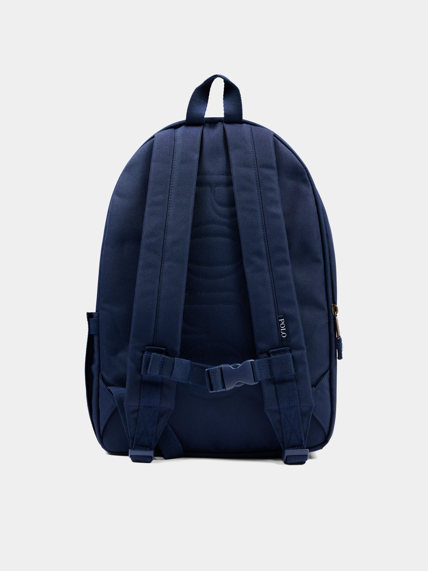 Zaino blu per bambini con logo,Ralph Lauren Kids,9AR151 BCV