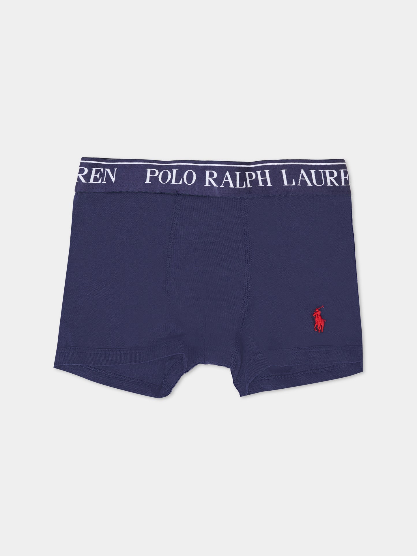 Set boxer multicolor per bambino con cavallino,Ralph Lauren Kids,P5014 BCV