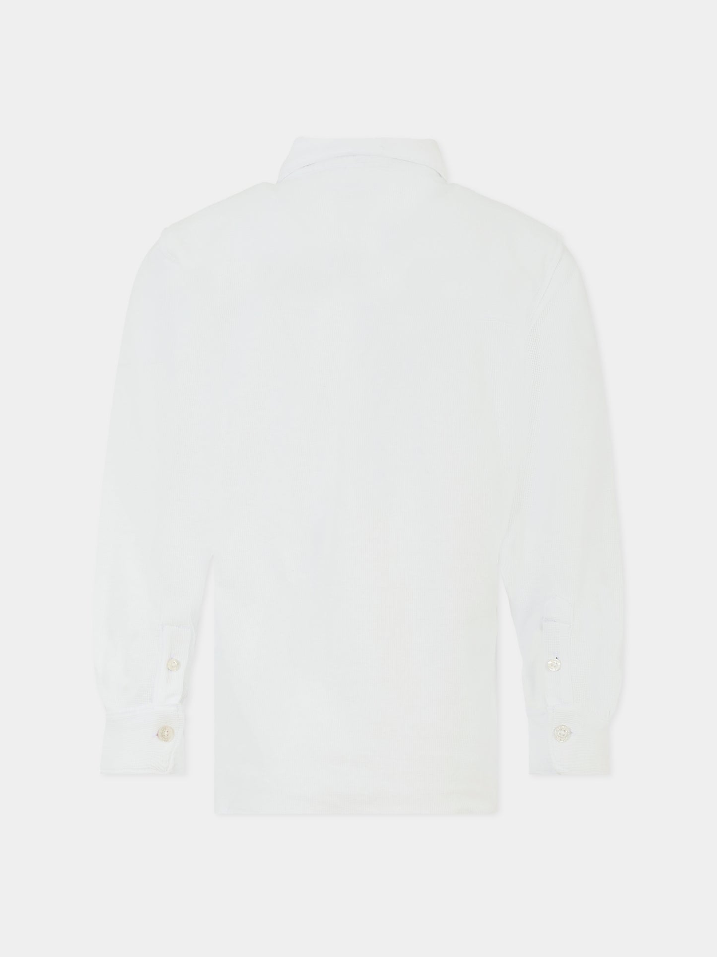 Camicia bianca per bambino con bandierina,Tommy Hilfiger Junior,KB0KB09339 YBR