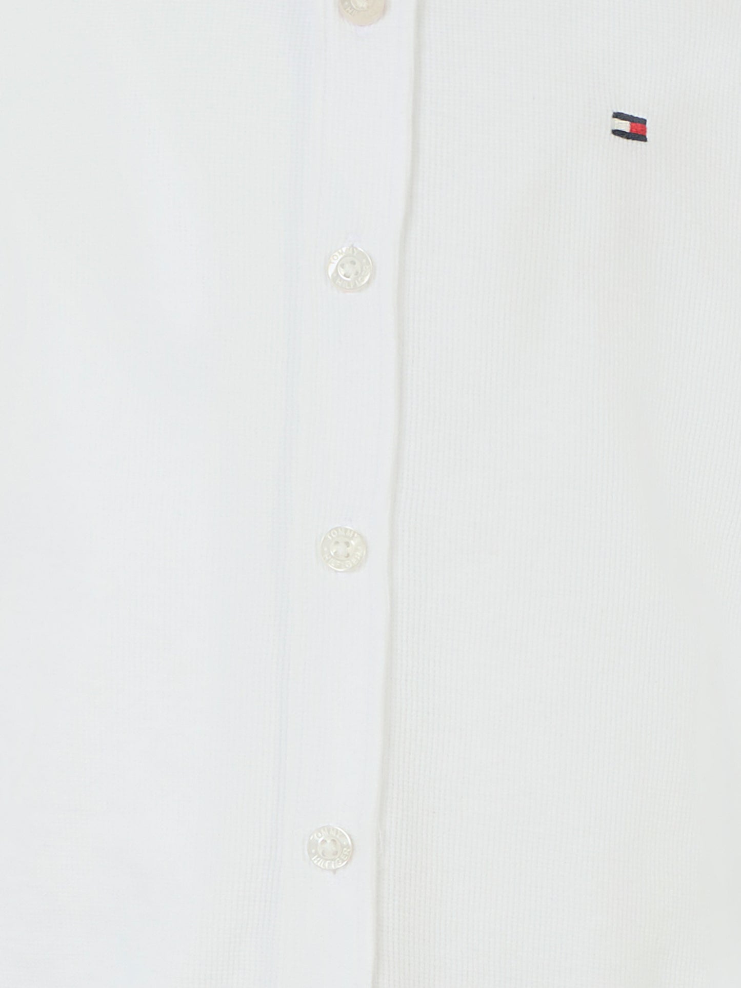 Camicia bianca per bambino con bandierina,Tommy Hilfiger Junior,KB0KB09339 YBR