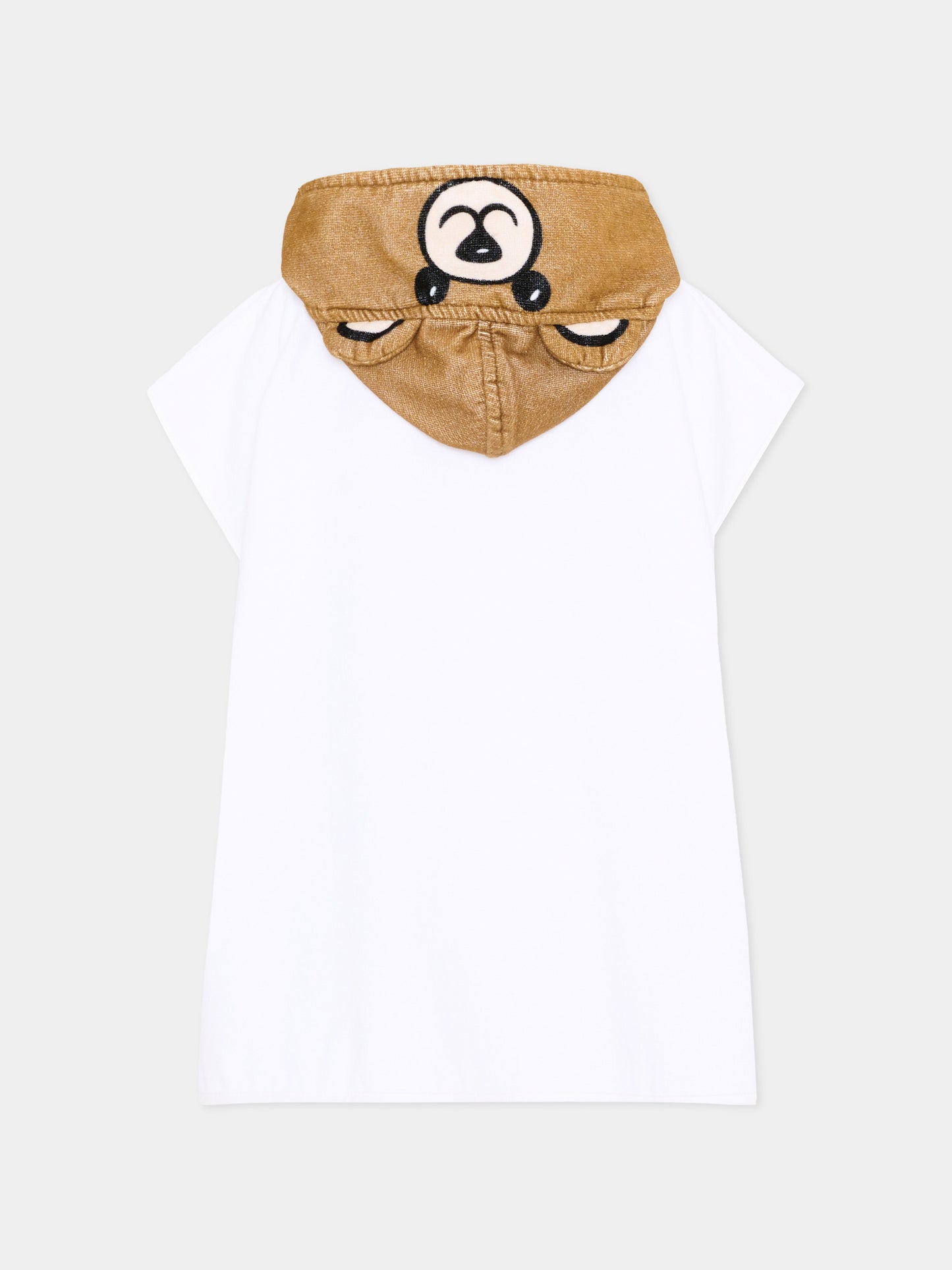 Accappatoio multicolor per neonati con Teddy Bear,Moschino Kids,MUX05O LGA24 10101