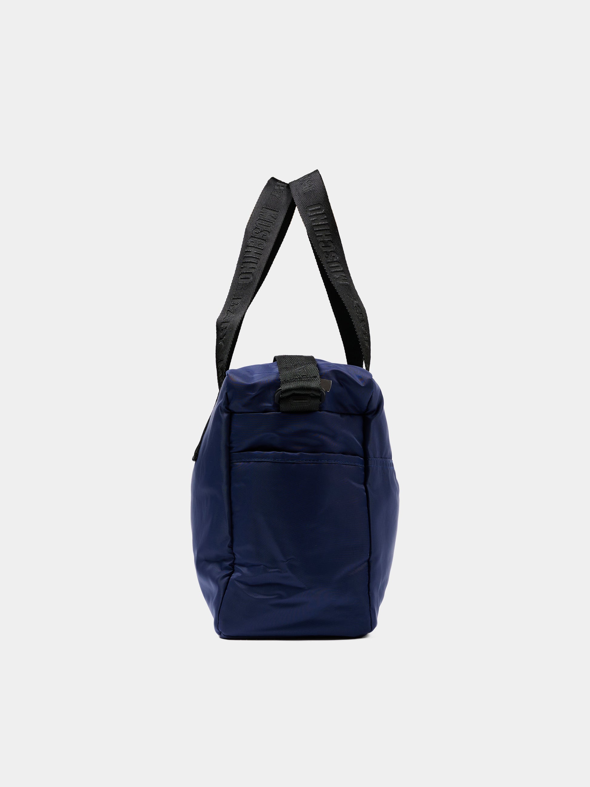 Borsa mamma blu per neonati con Teddy Bear,Moschino Kids,MUX05W L3A89 40016