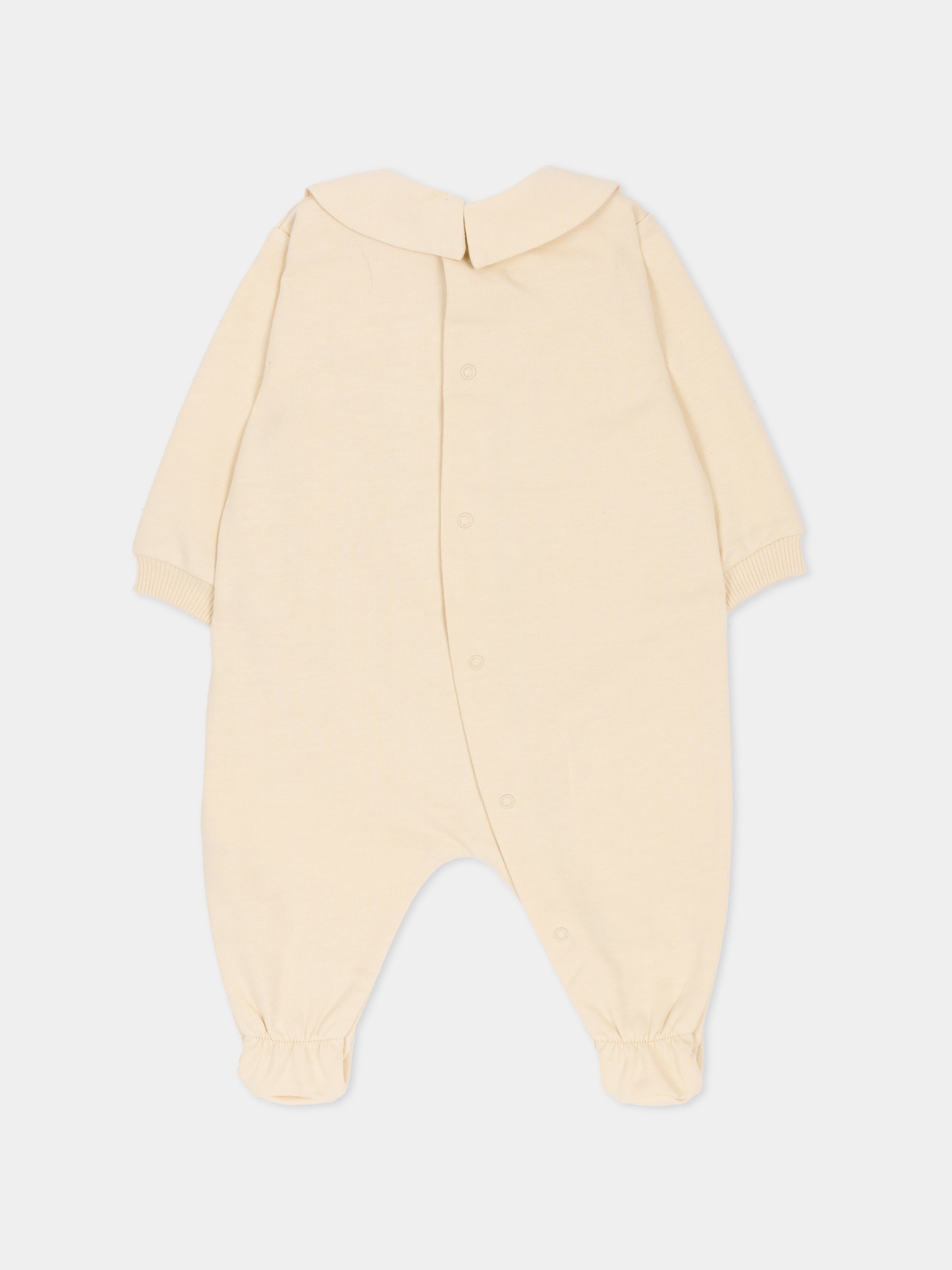 Set tutine beige per neonati con Teddy Bear,Moschino Kids,MUY097 LCA19 20404