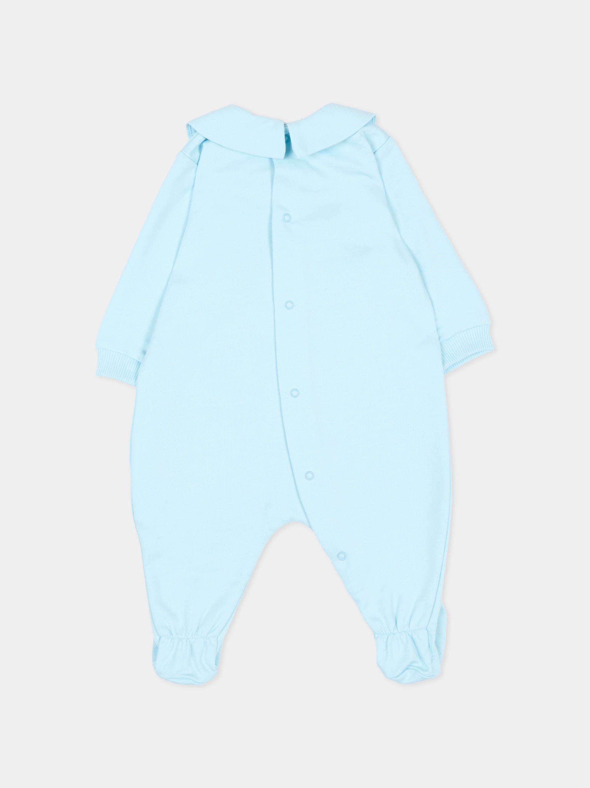 Set tutine celeste per neonato con Teddy Bear,Moschino Kids,MUY097 LCA19 40304