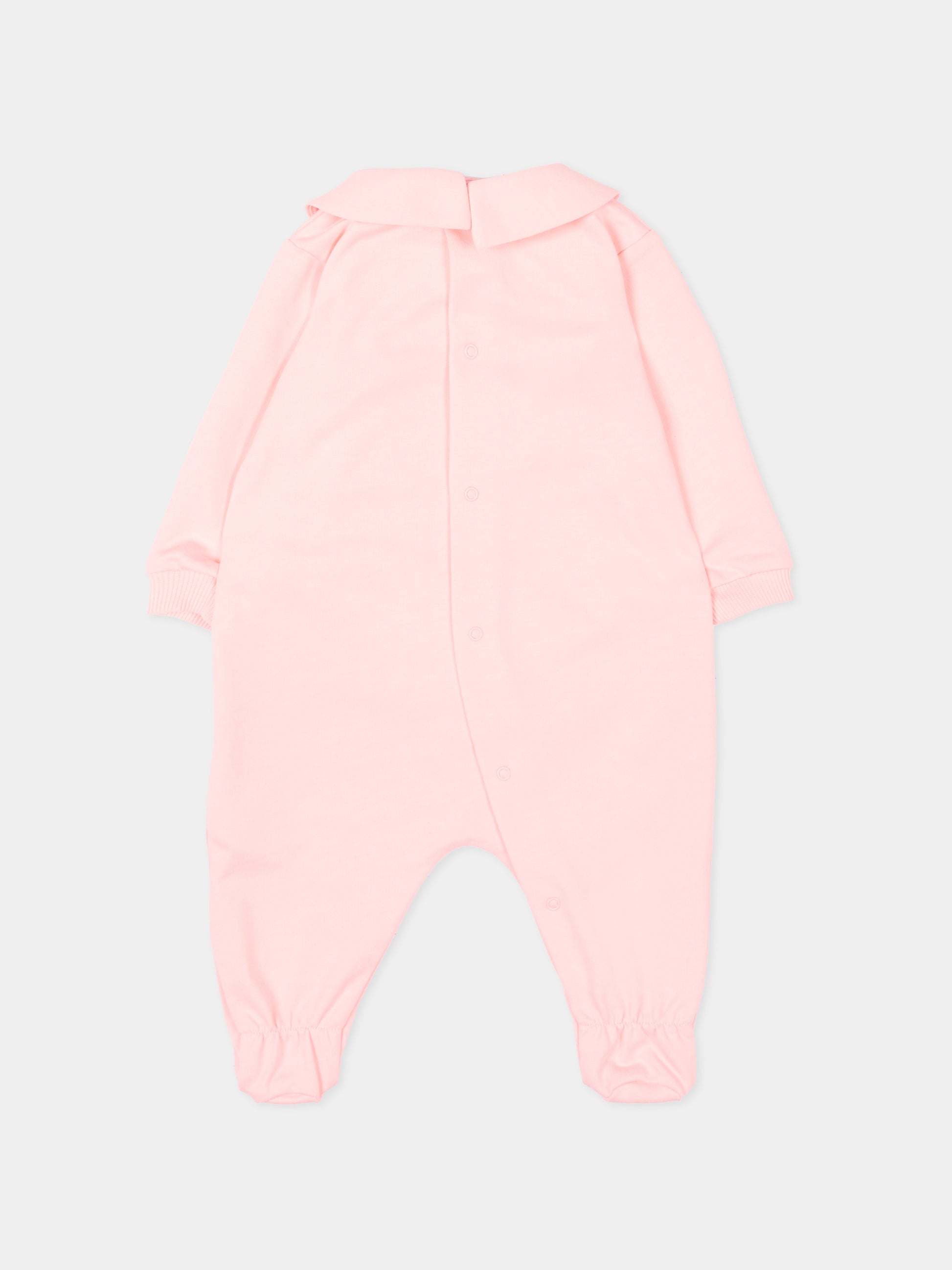 Set tutine rosa per neonata con Teddy Bear,Moschino Kids,MUY097 LCA19 50209