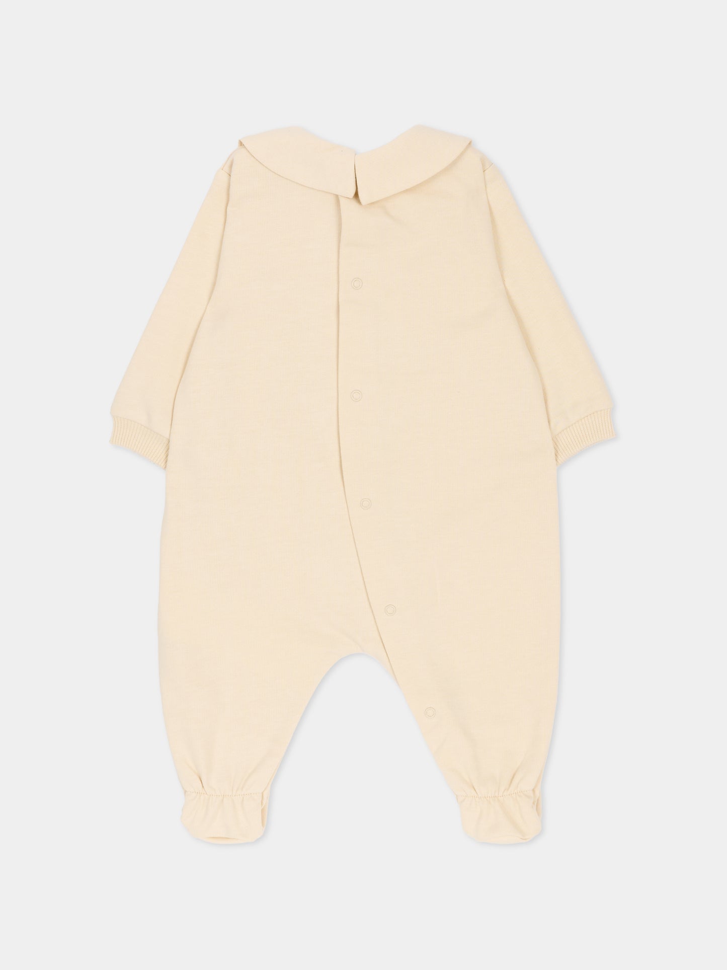 Tutina beige per neonati con Teddy Bear,Moschino Kids,MUY098 LCA19 20404
