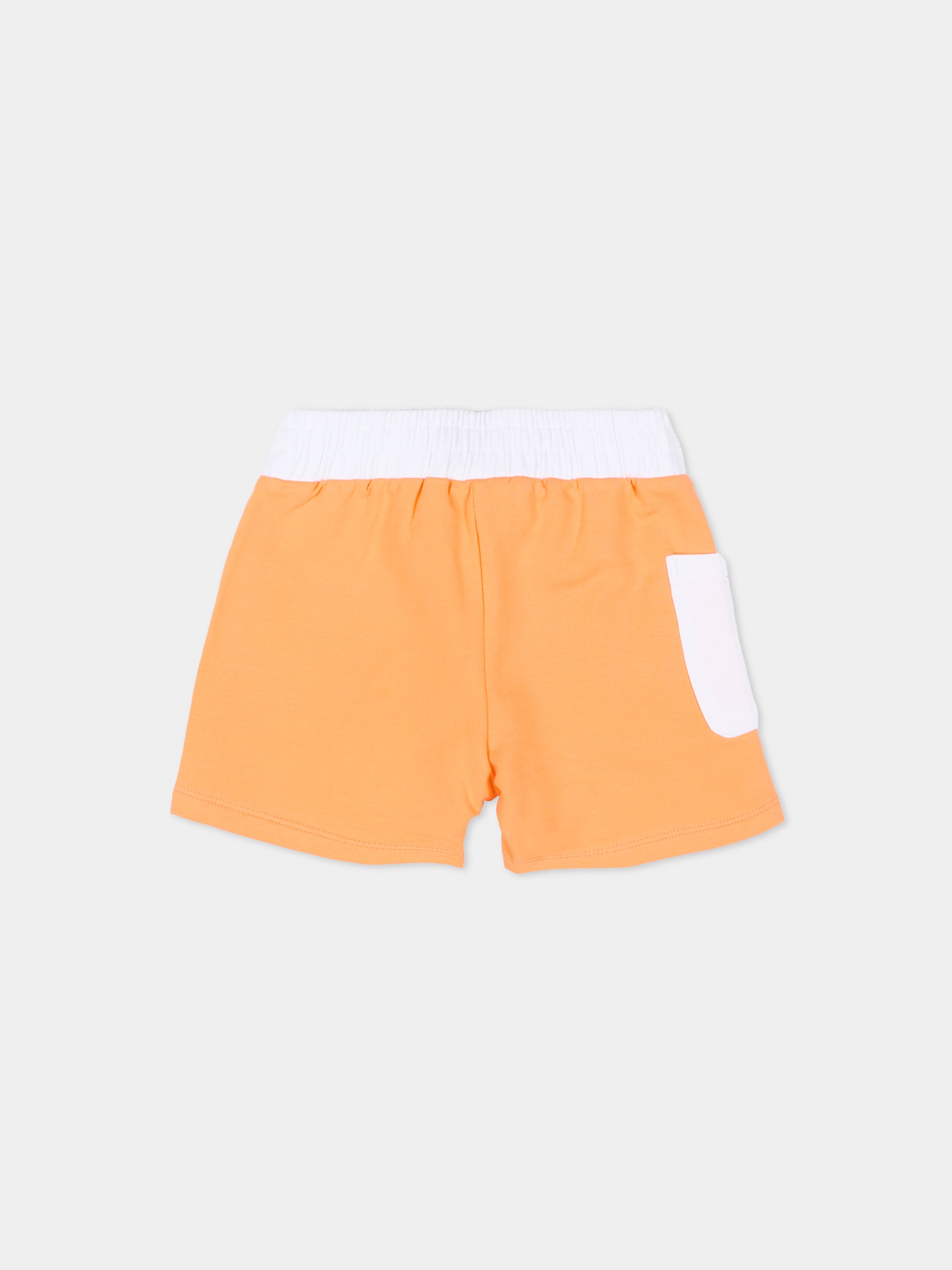 Shorts sportivi arancioni per neonato,Timberland,T60899 42Y