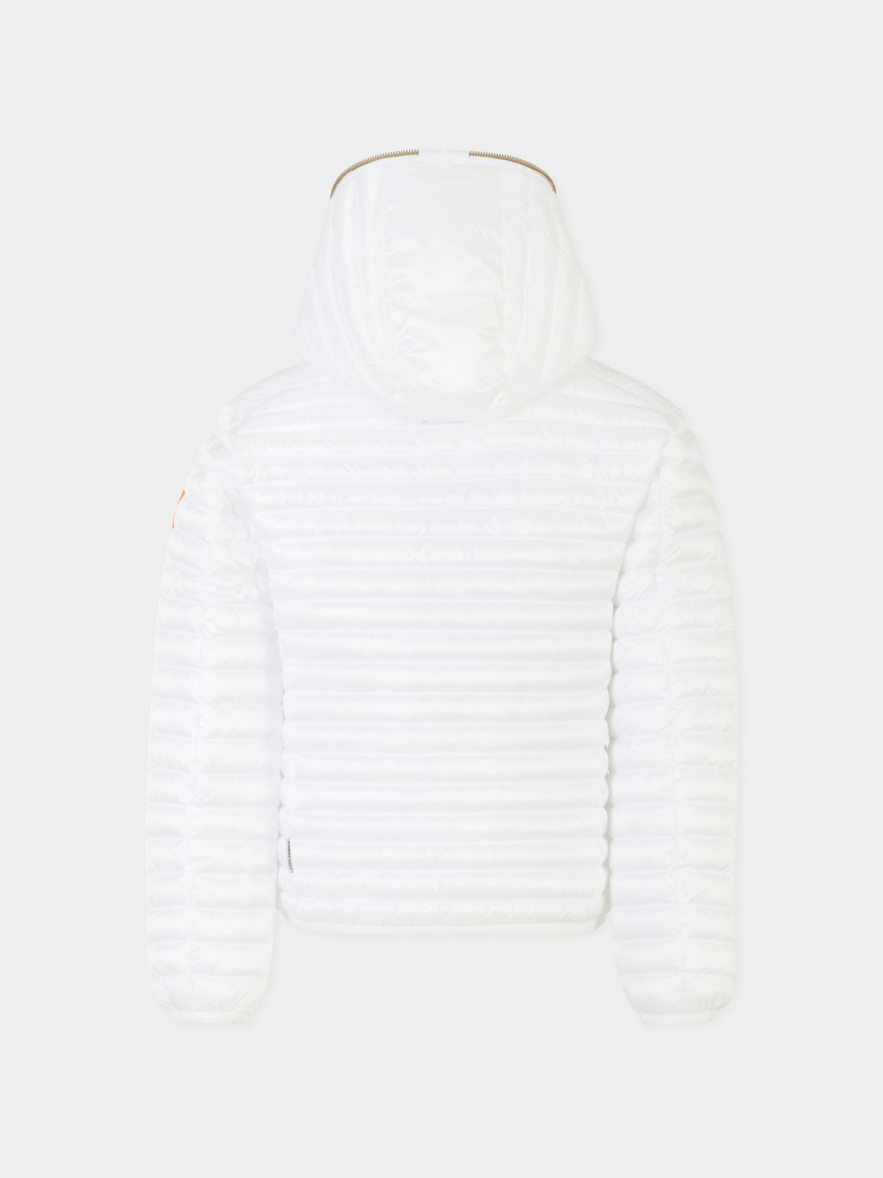 Piumino Rosy bianco per bambini con logo,Save The Duck Kids,J32310G IRIS20 00000