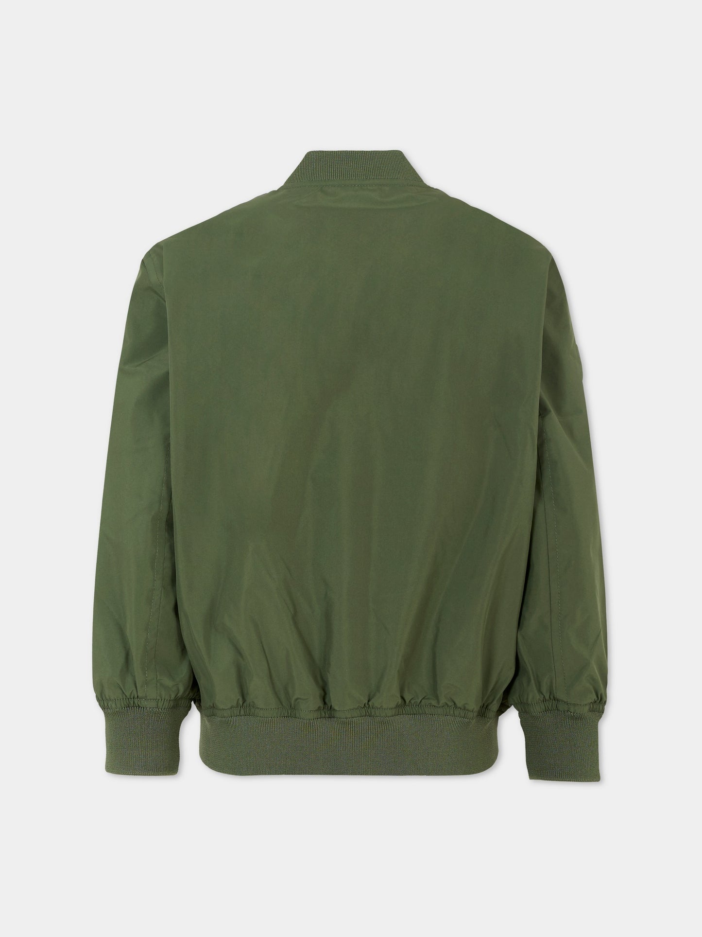 Giubbotto verde Sloan per bambino con logo,Save The Duck Kids,J31163X WIND20 50028