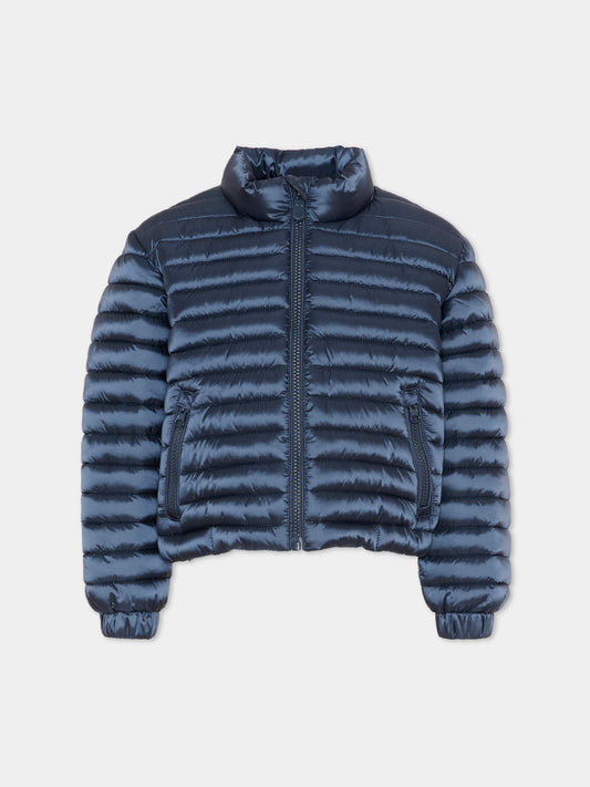 Giubbotto blu Jen per bambina,Save The Duck Kids,J31151G JADE22 90064