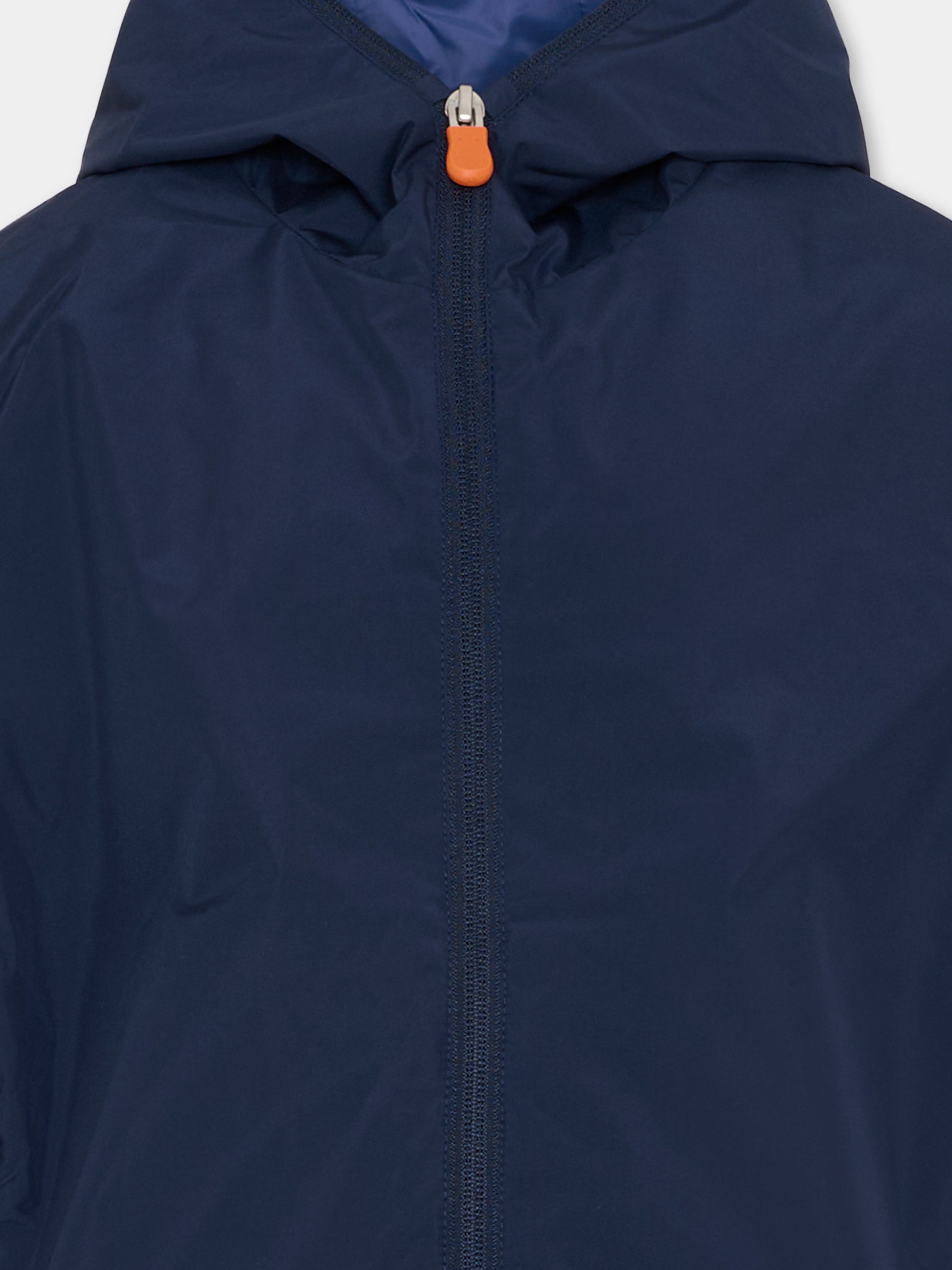 Giacca a vento blu per bambini,Save The Duck Kids,J31153G WIND22 90000