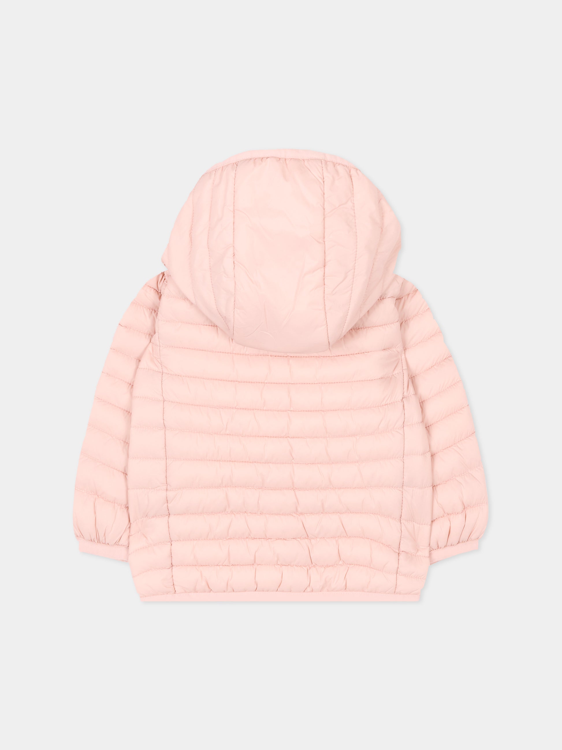 Piumino rosa Nene per neonata con logo,Save The Duck Kids,I30003X GIGA22 80007