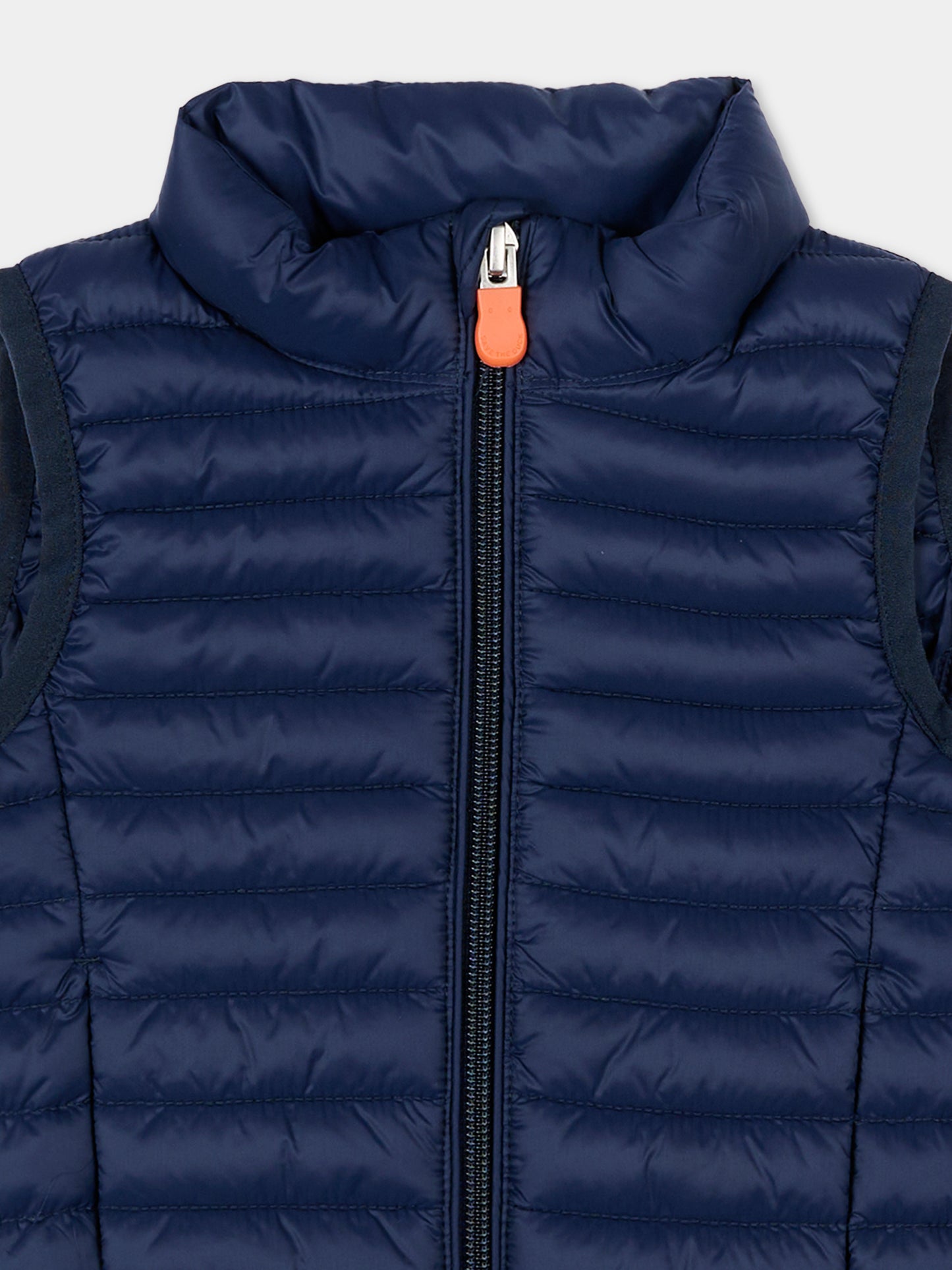 Gilet blu Kit per neonati con logo,Save The Duck Kids,I81480X GIGA22 90000