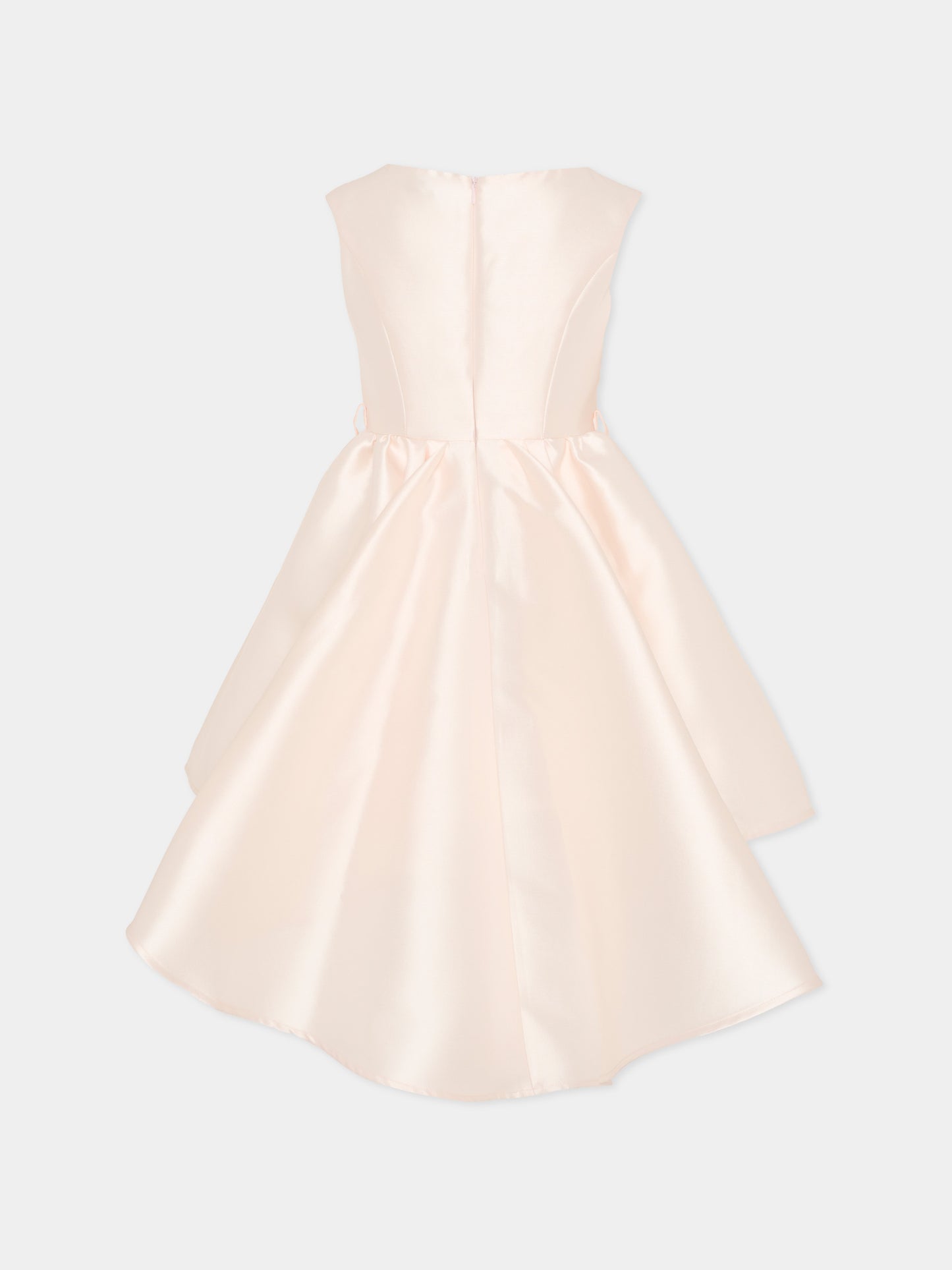 Vestito rosa per bambina con fiori,Monnalisa,71G912 - 7304 - 0092