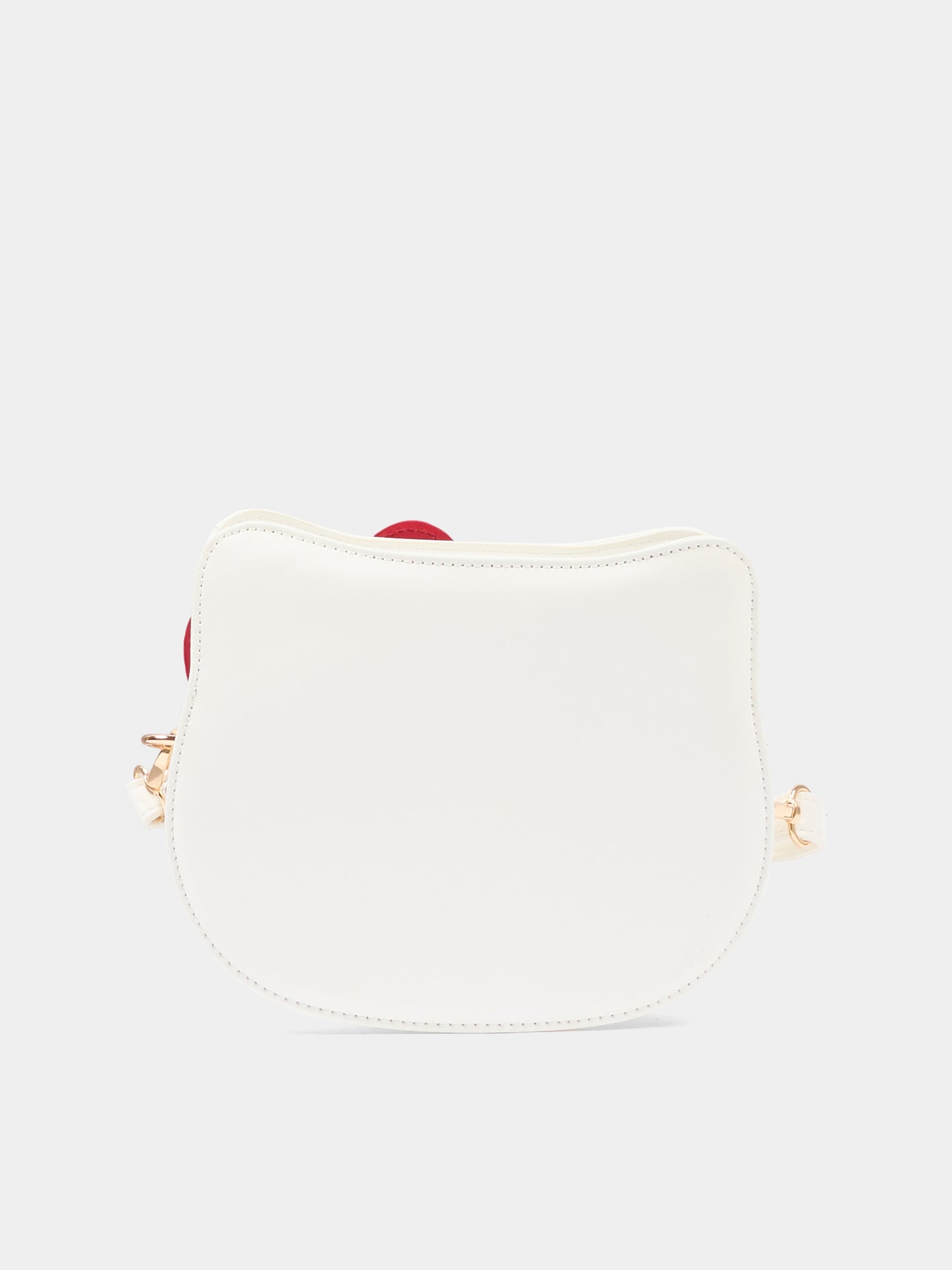 Borsa bianca per bambina con Hello Kitty,Monnalisa,19G017 - 7775 - 0099