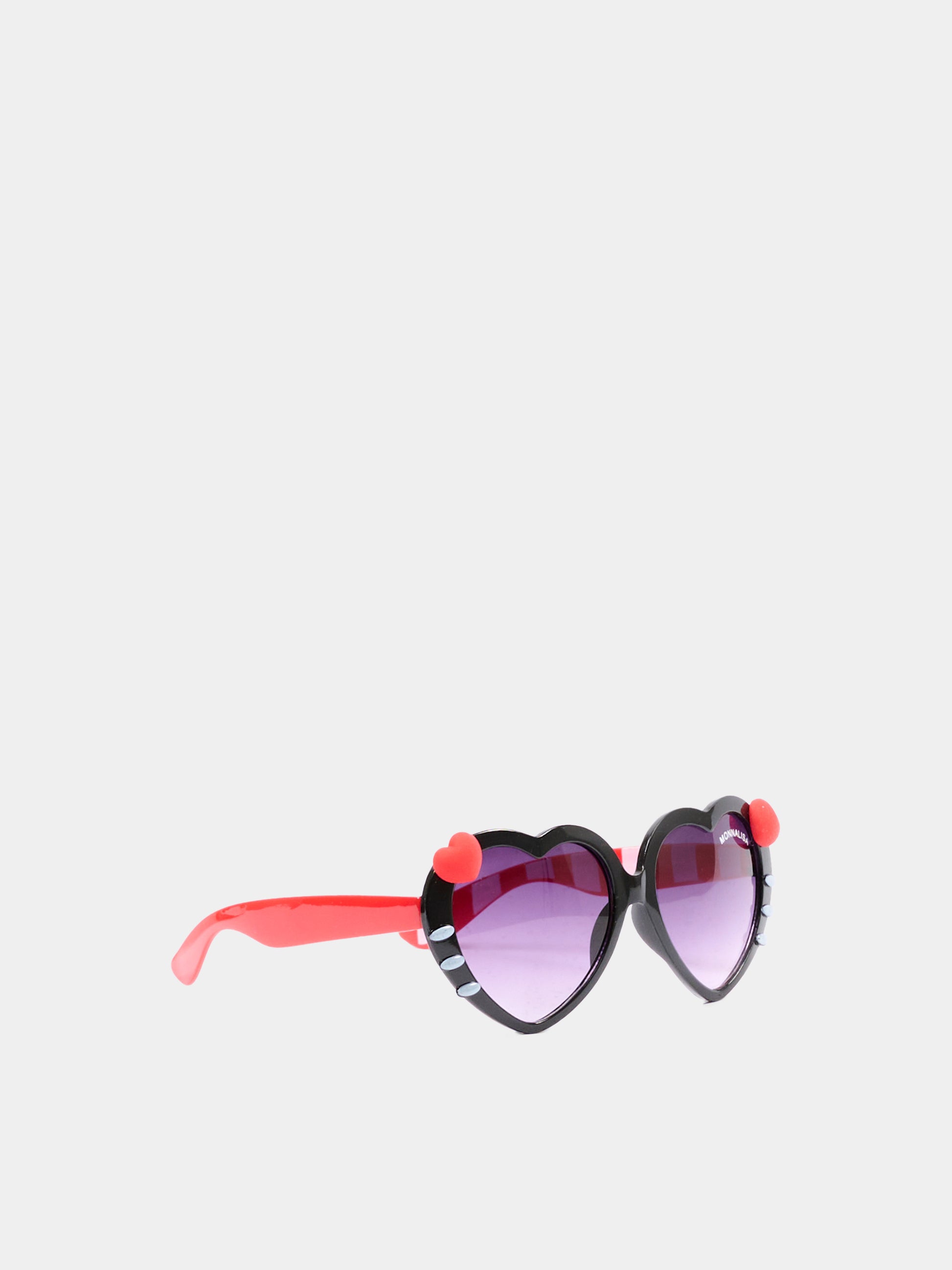 Occhiali da sole multicolor per bambina a cuore,Monnalisa,19G021 - 7064 - 0084
