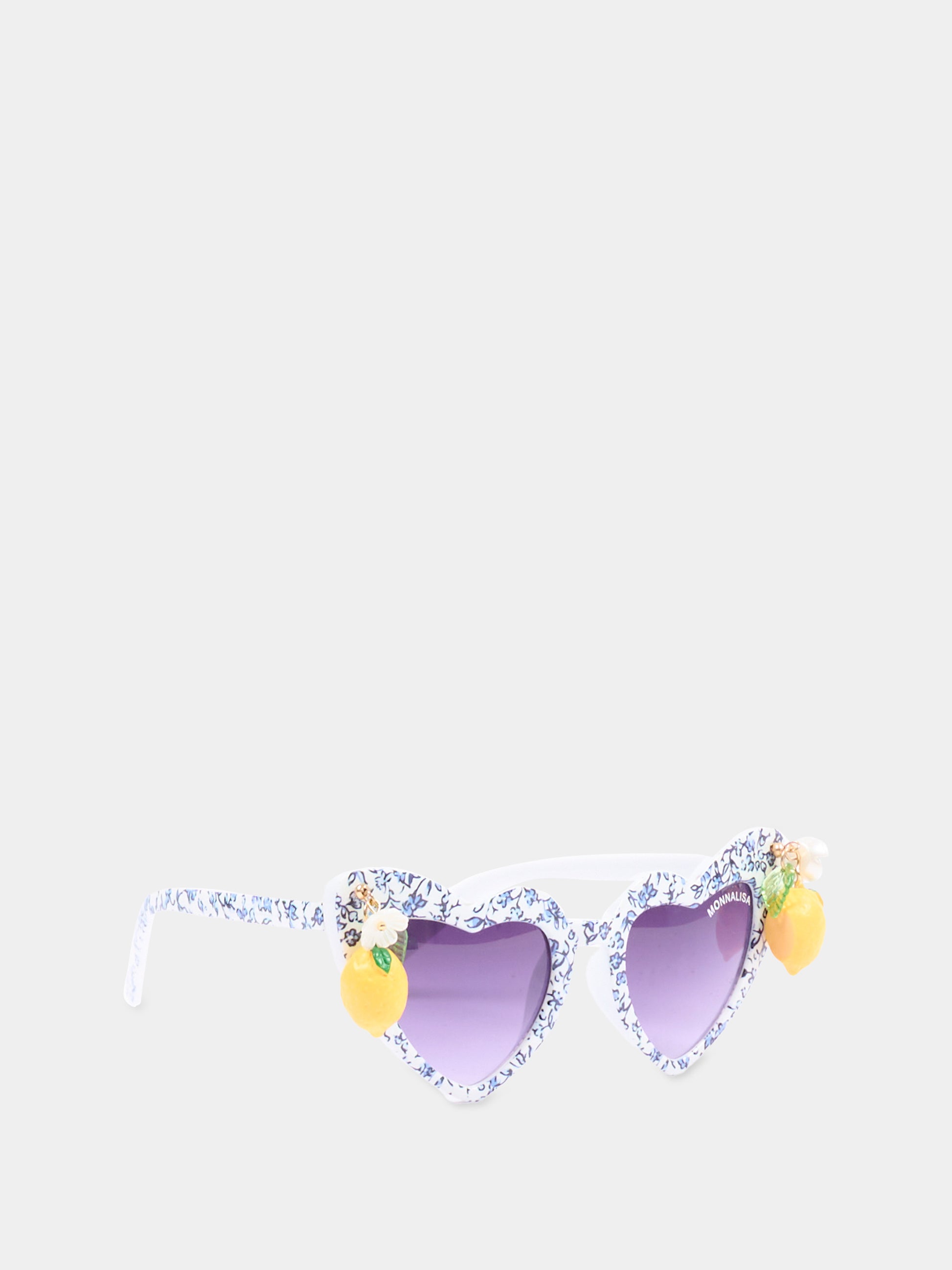 Occhiali da sole multicolor per bambina con limoni,Monnalisa,19G022 - 7072 - 1456