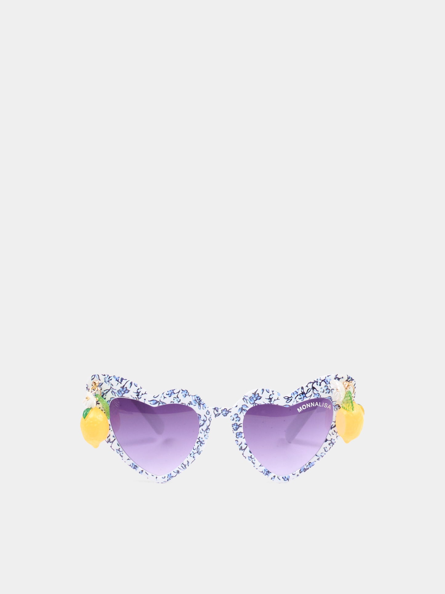 Occhiali da sole multicolor per bambina con limoni,Monnalisa,19G022 - 7072 - 1456