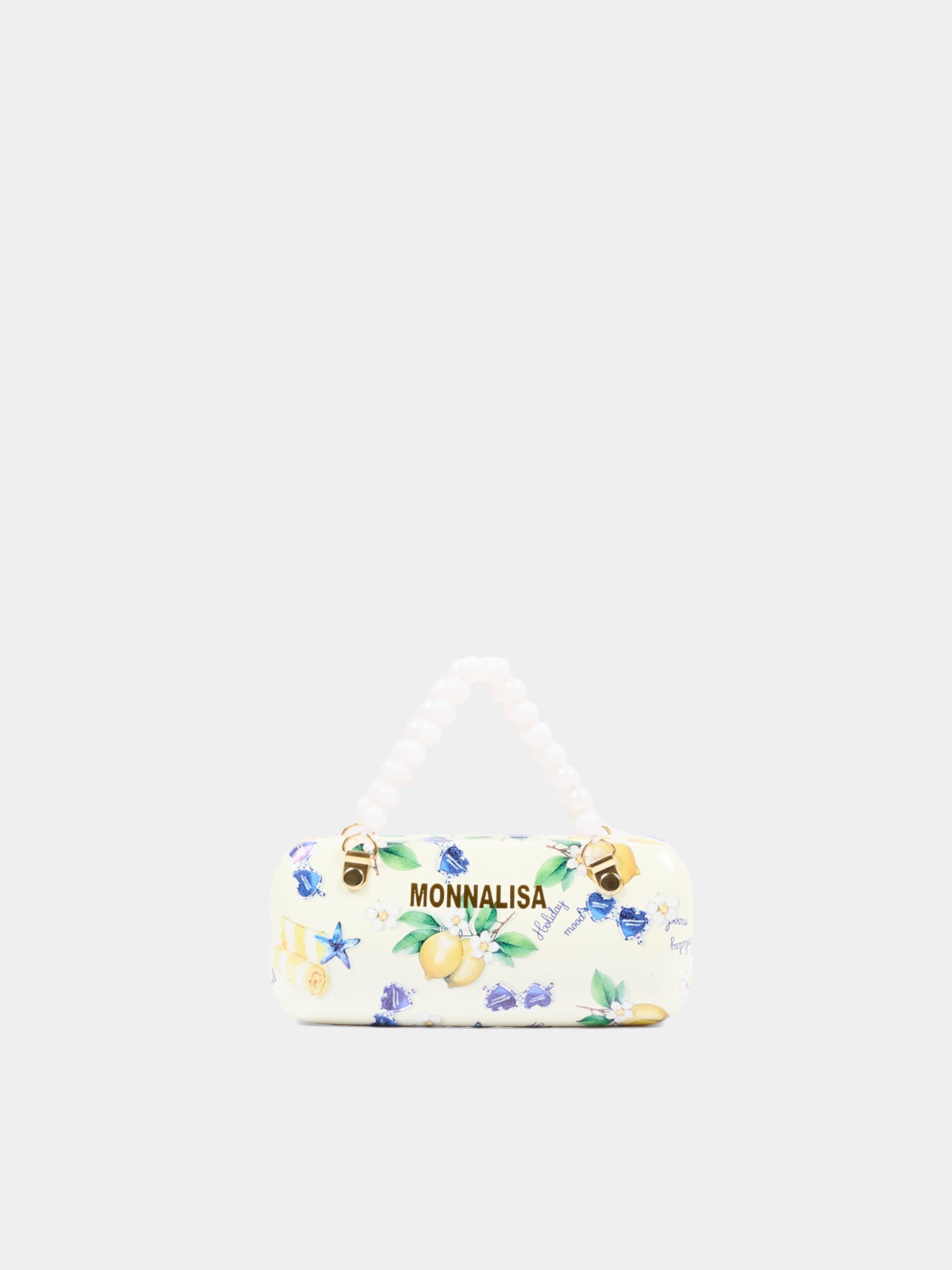 Occhiali da sole multicolor per bambina con limoni,Monnalisa,19G022 - 7072 - 1456