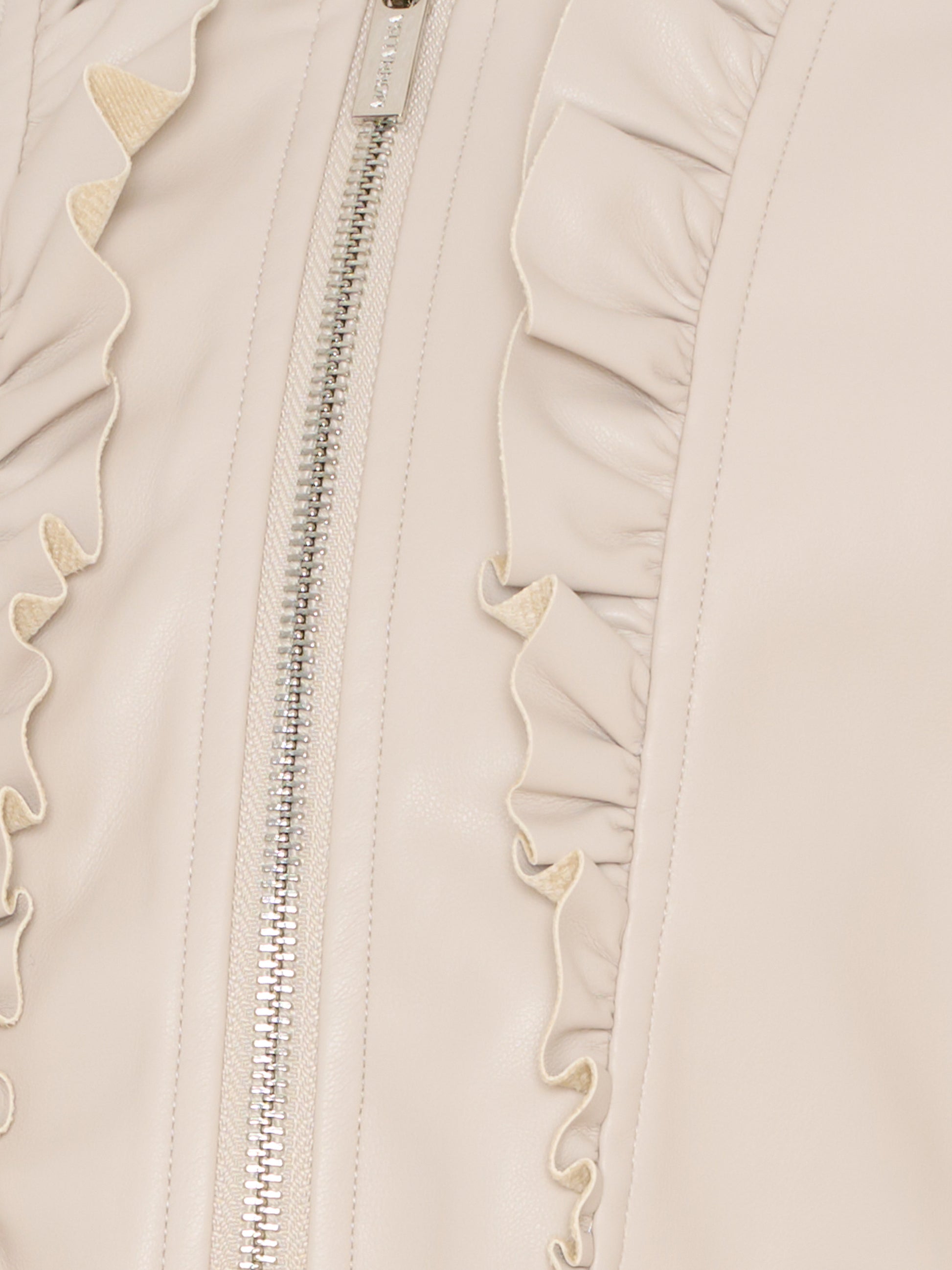 Giubbotto beige per bambina,Monnalisa,17G101 - 7023 - 0003